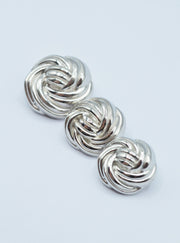 Nasturi Metalici Argintii