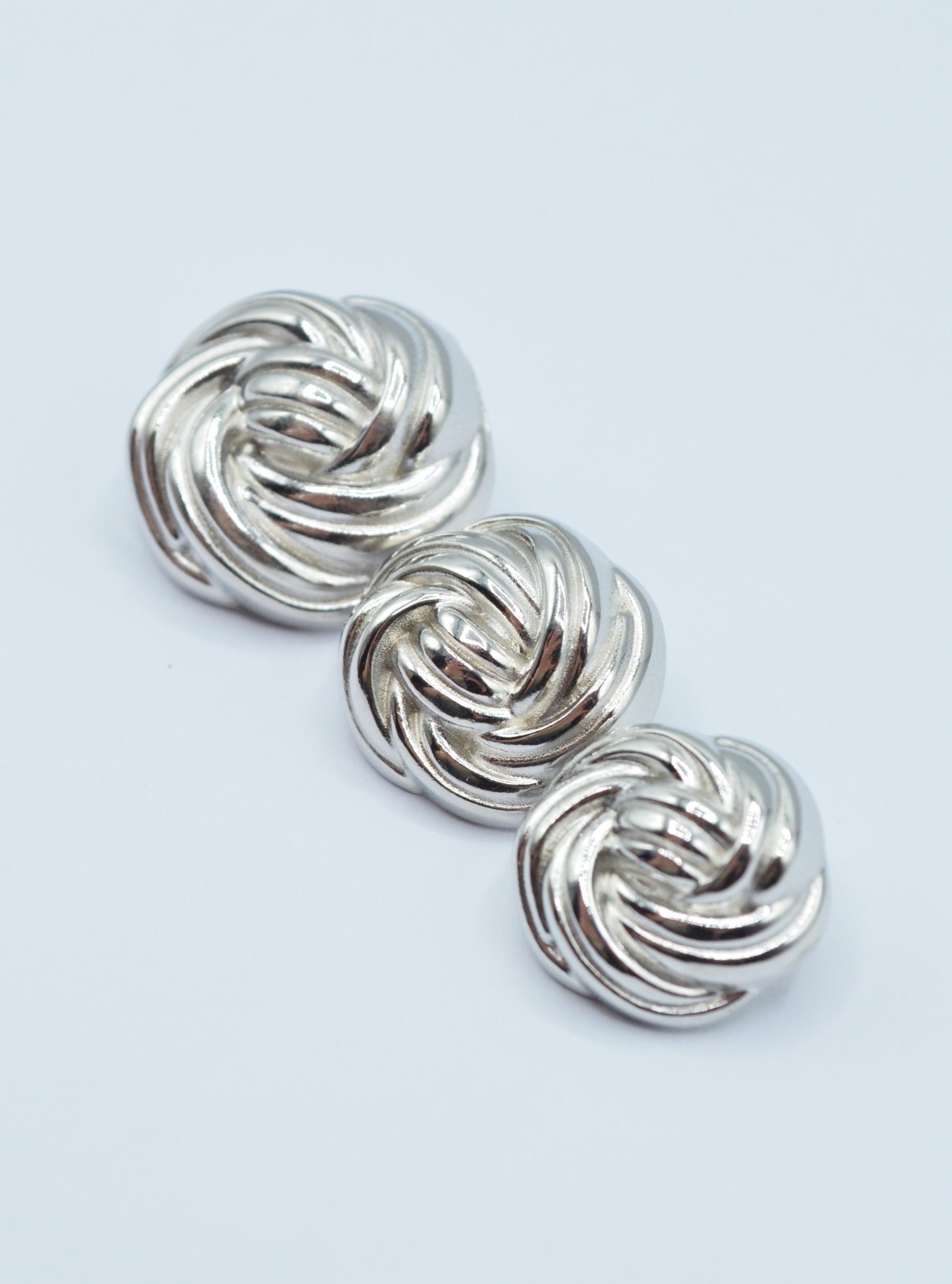 Nasturi Metalici Argintii