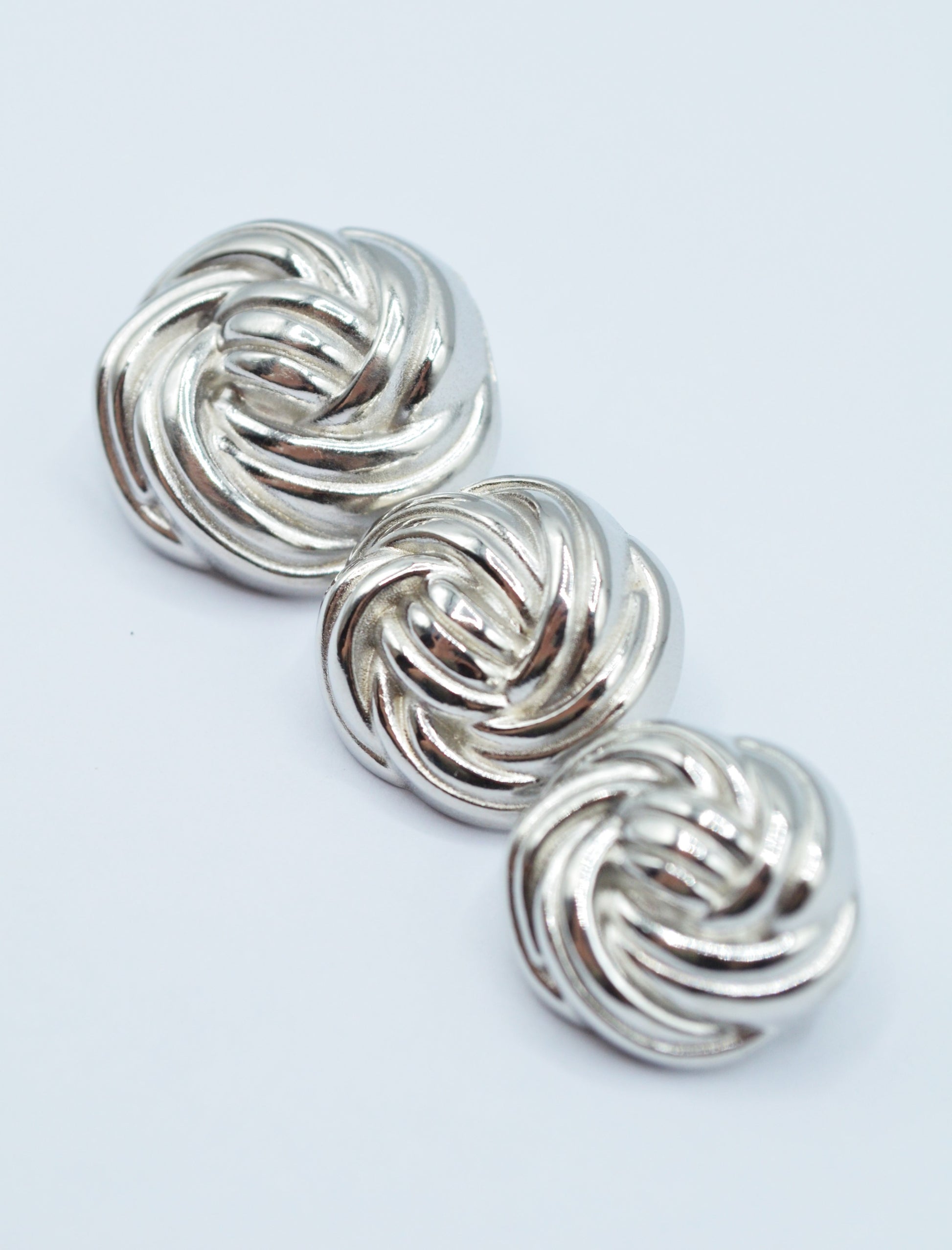 Nasturi Metalici Argintii