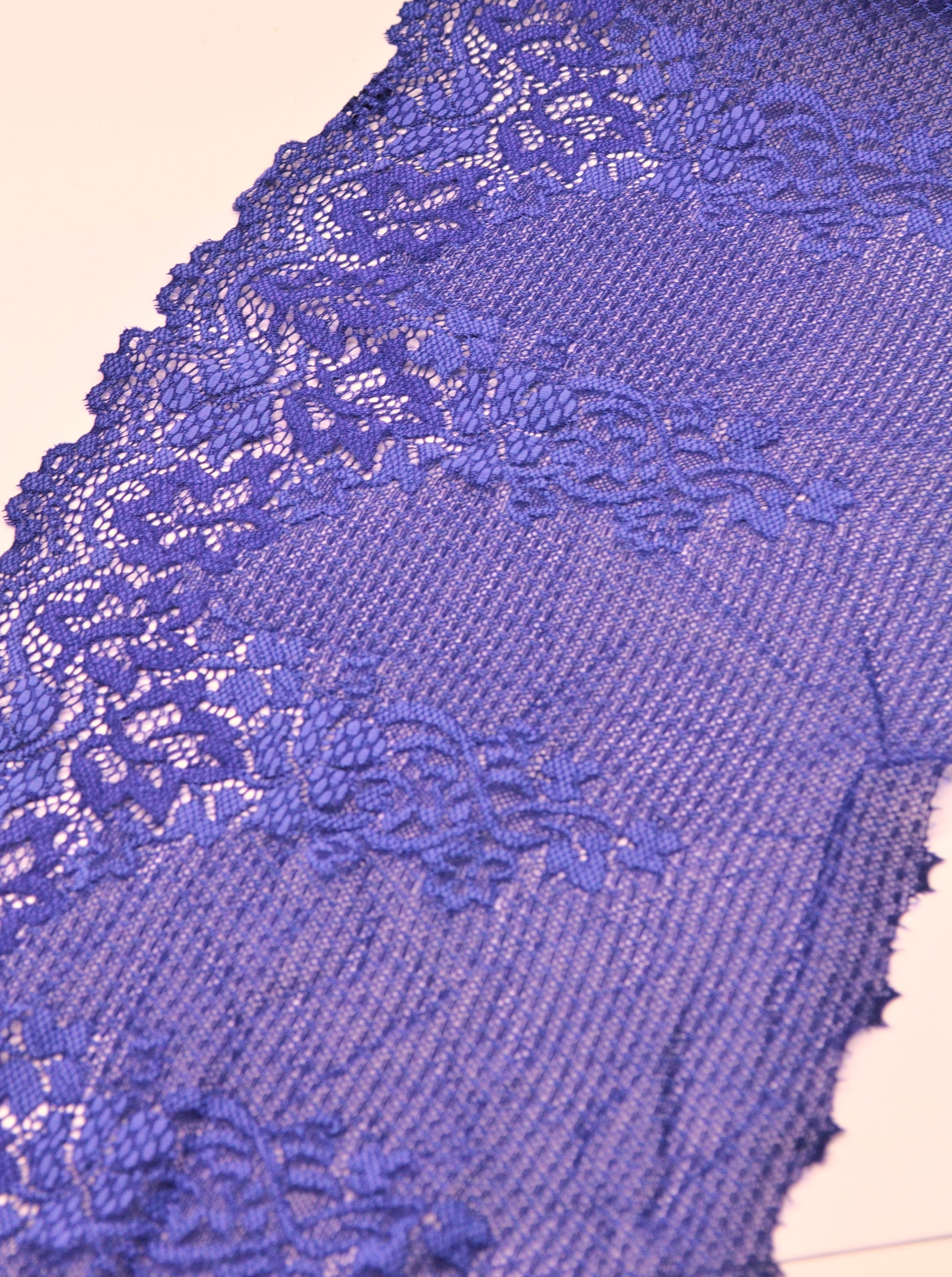 Dantela Elastica 20cm, Indigo