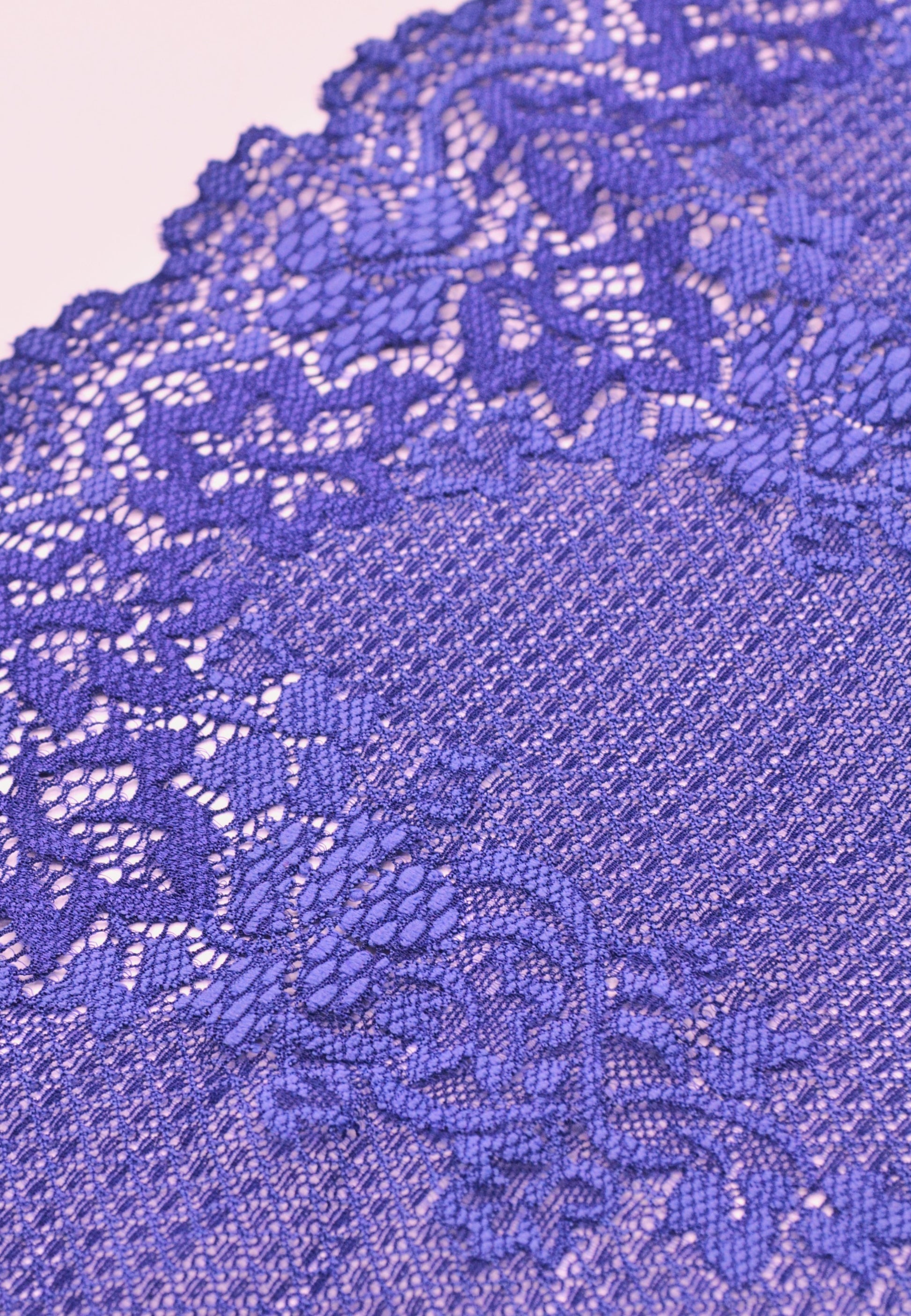 Dantela Elastica 20cm, Indigo
