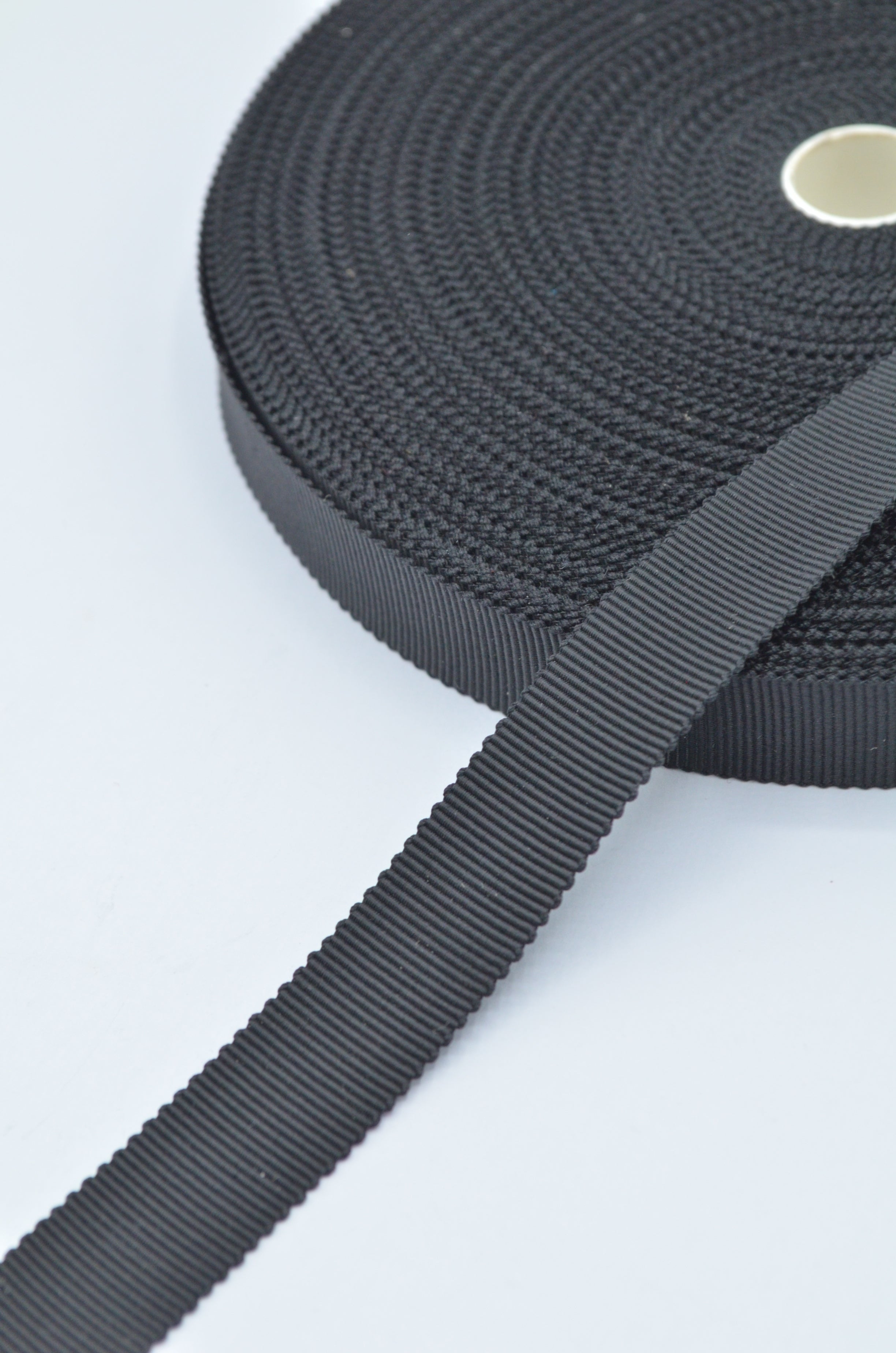 Panglica Ripsata 15mm, Negru