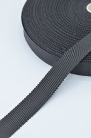 Panglica Ripsata 15mm, Negru