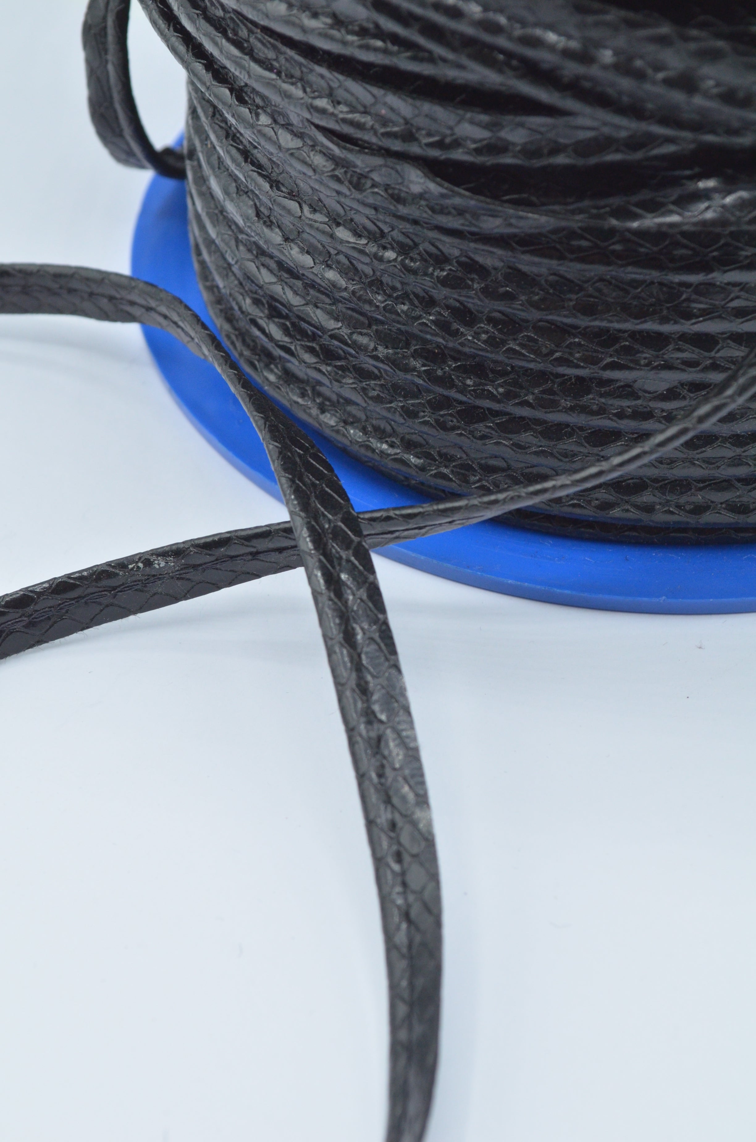 Paspoal Piele Ecologica, 1cm, Negru 