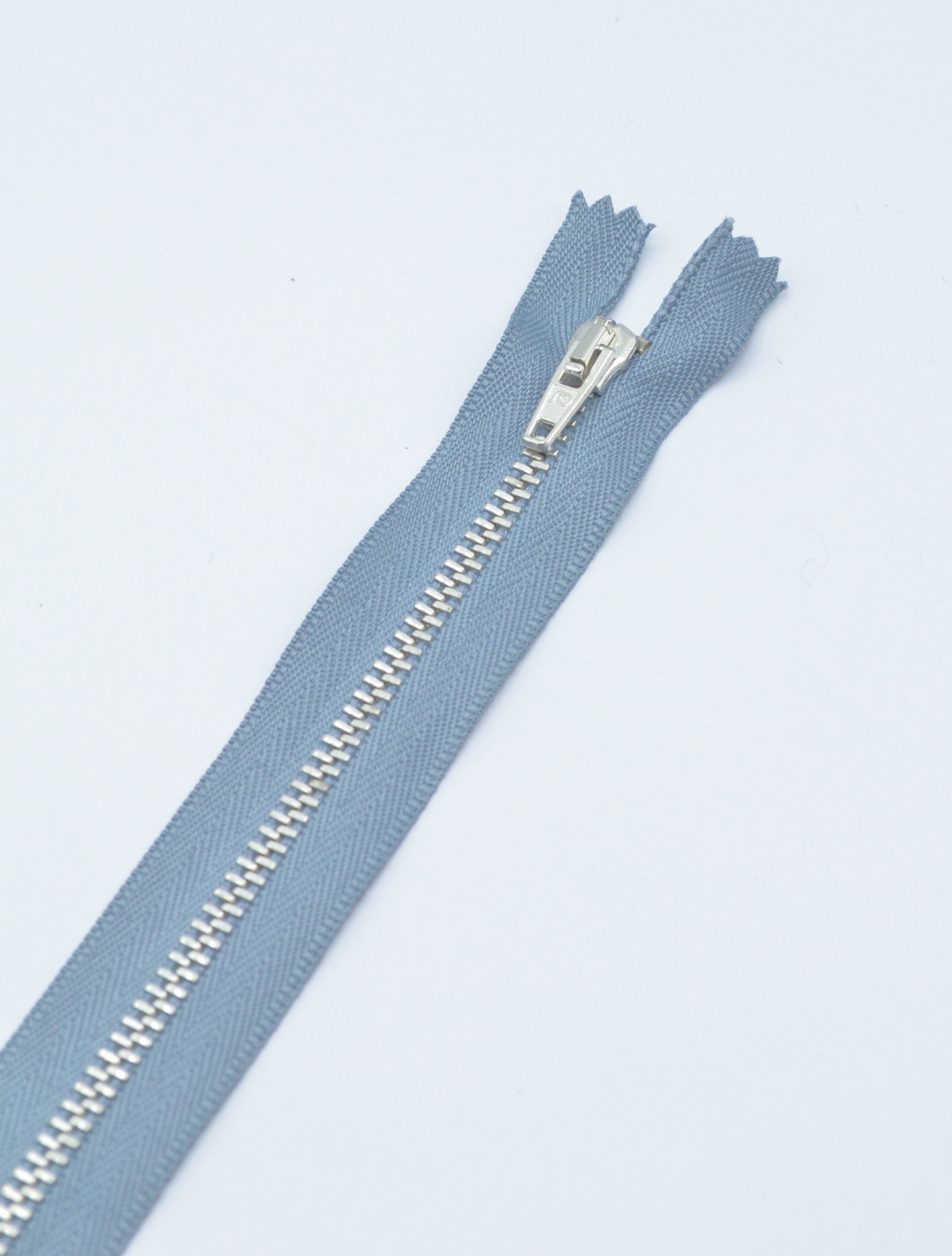 Fermoar Metalic 20cm, Gri Albastrui