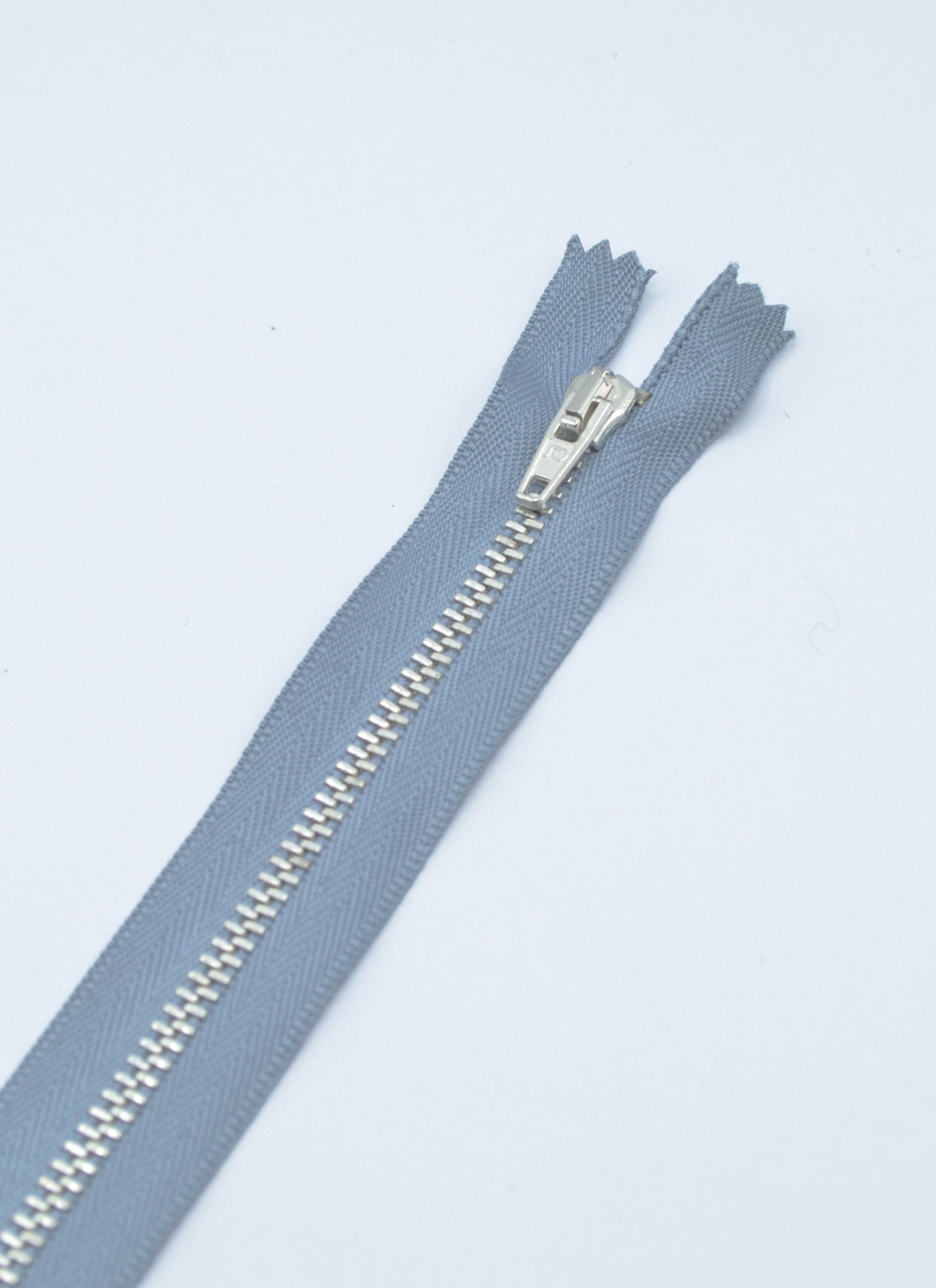 Fermoar Metalic 20cm, Gri Albastrui