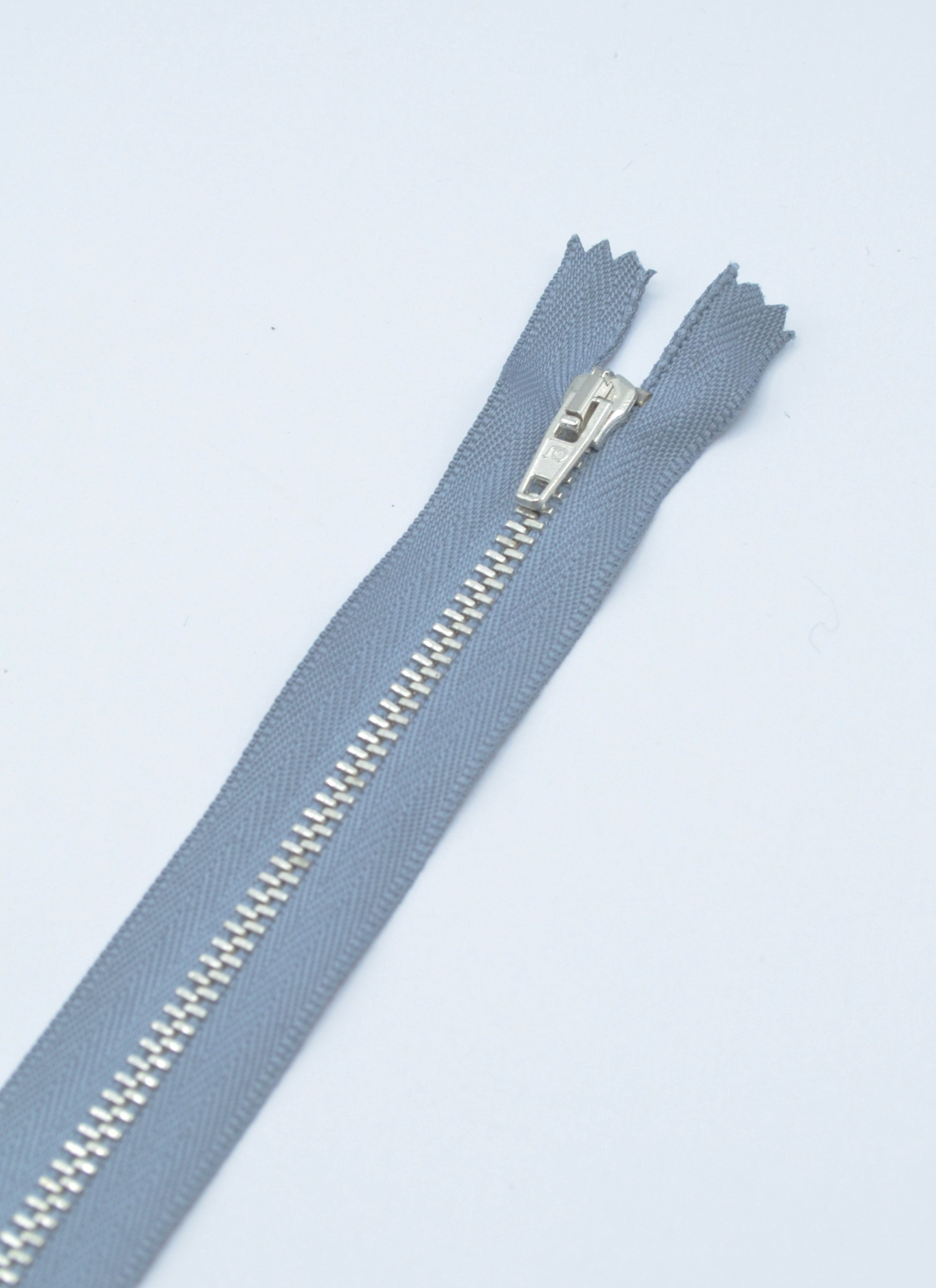 Fermoar Metalic 20cm, Gri Albastrui