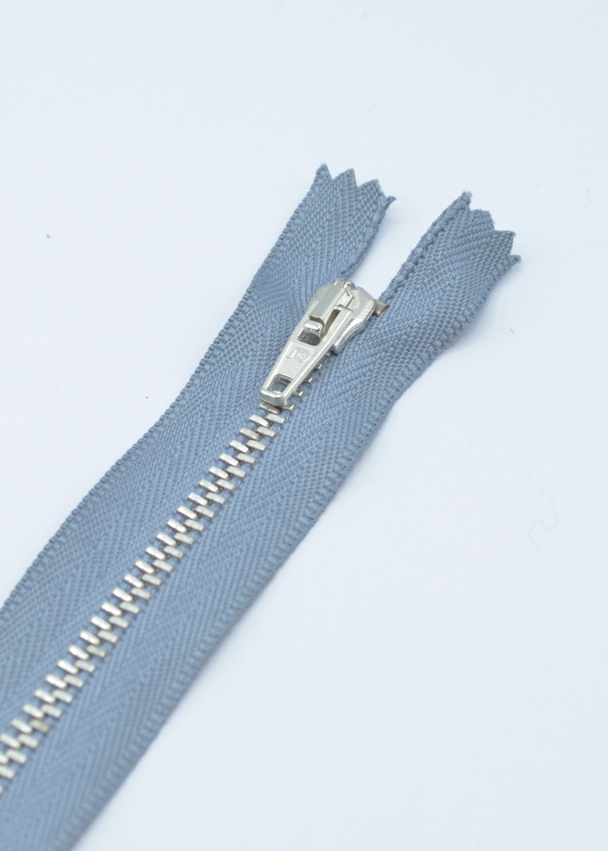 Fermoar Metalic 20cm, Gri Albastrui