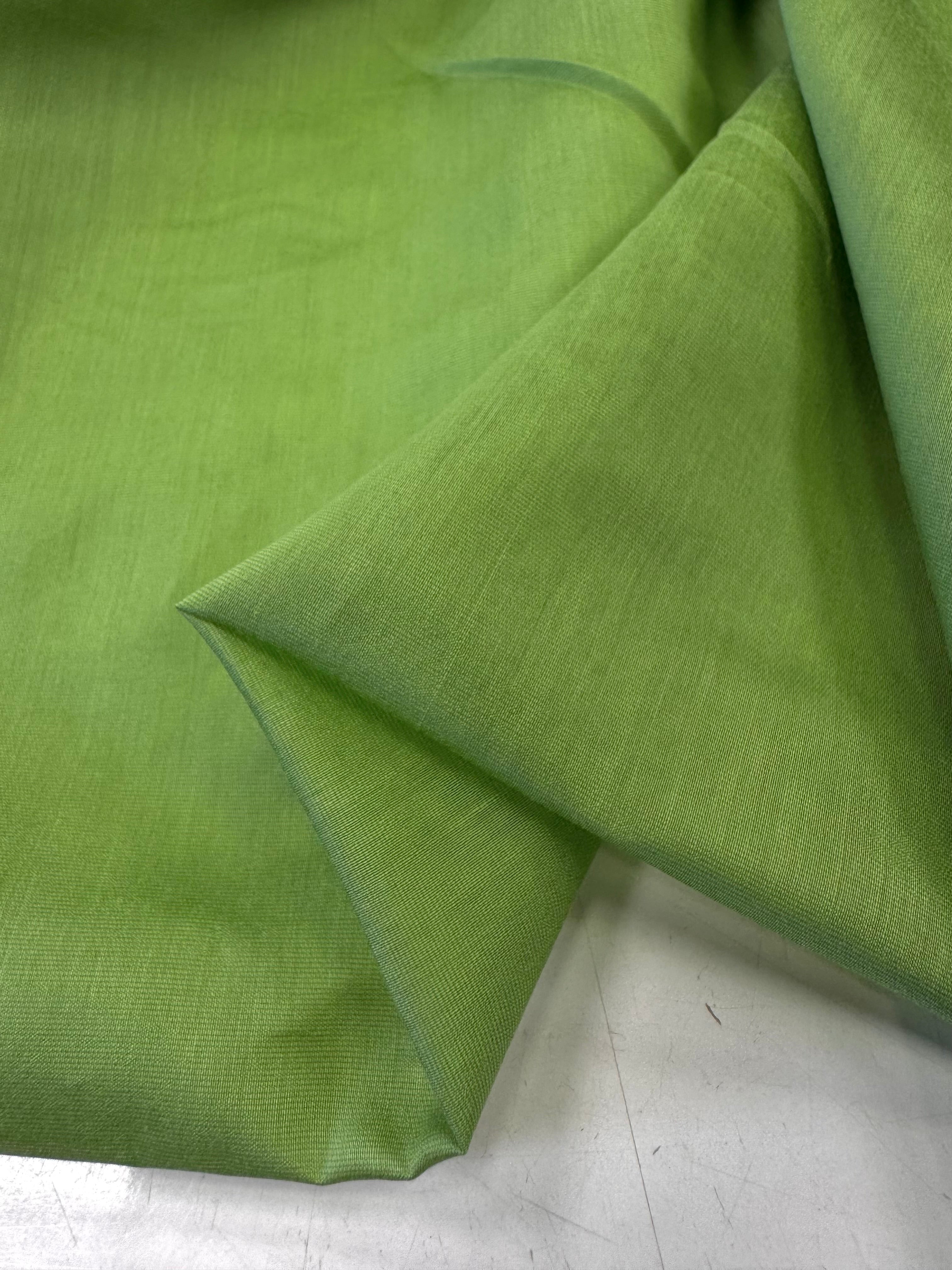 Batist De Bumbac Fin Satinat, Verde