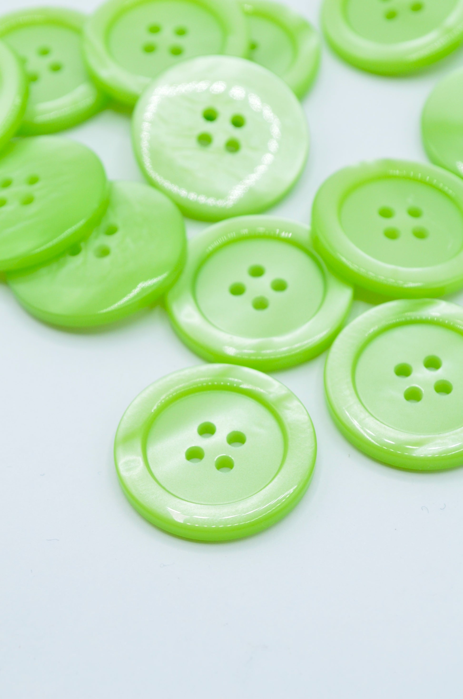 Nasturi De Plastic 25mm, Verde
