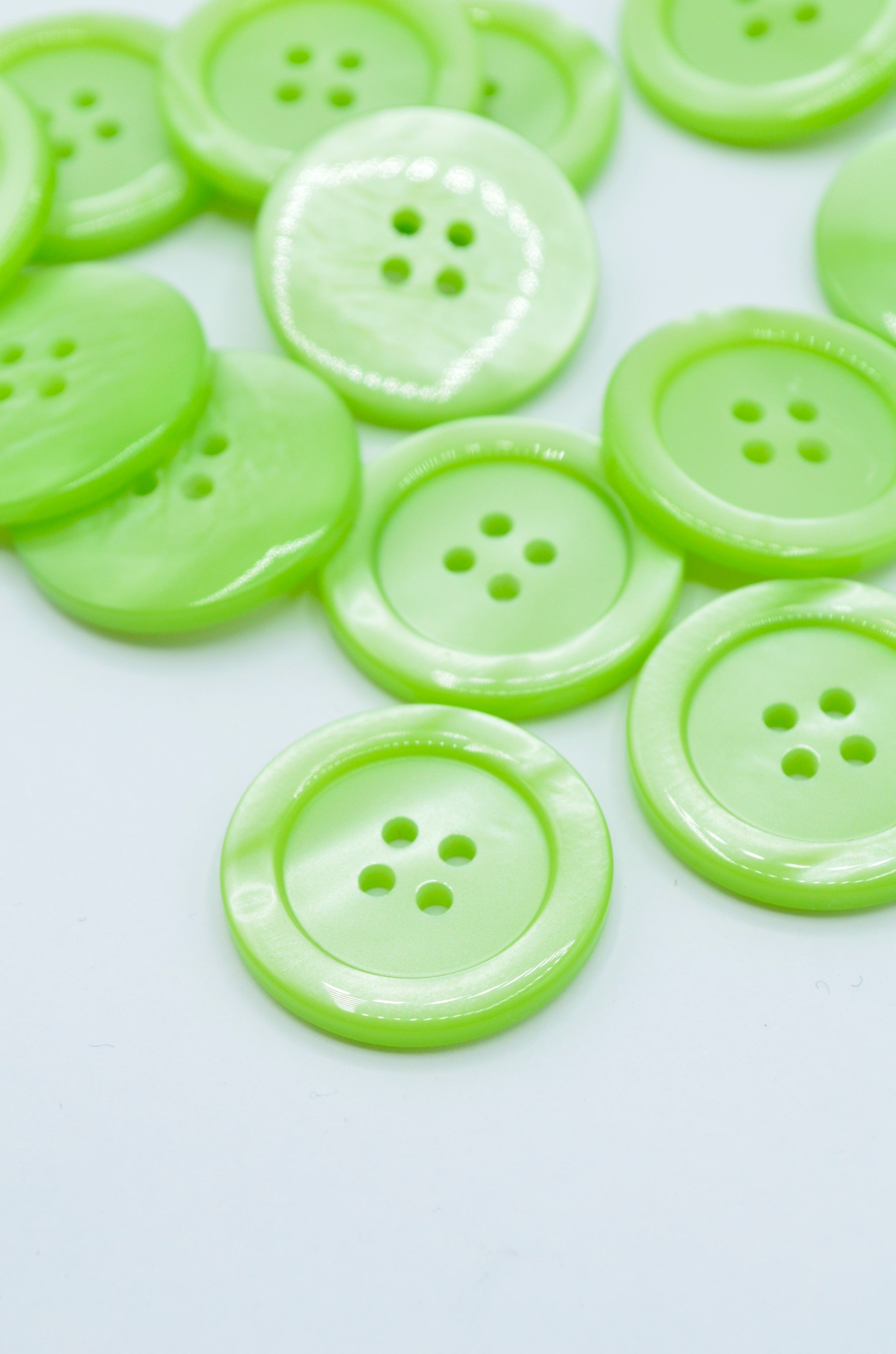 Nasturi De Plastic 25mm, Verde