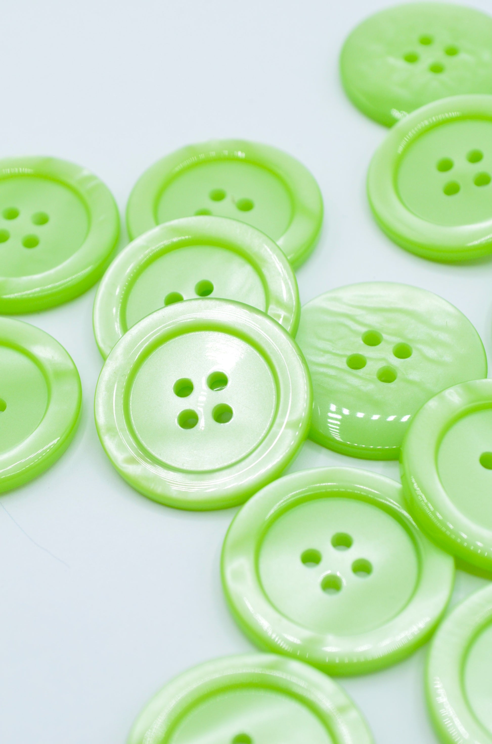 Nasturi De Plastic 25mm, Verde