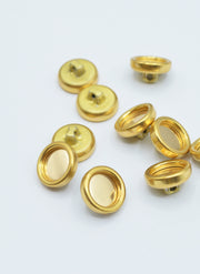 Nasturi Metalici Aurii, 15mm