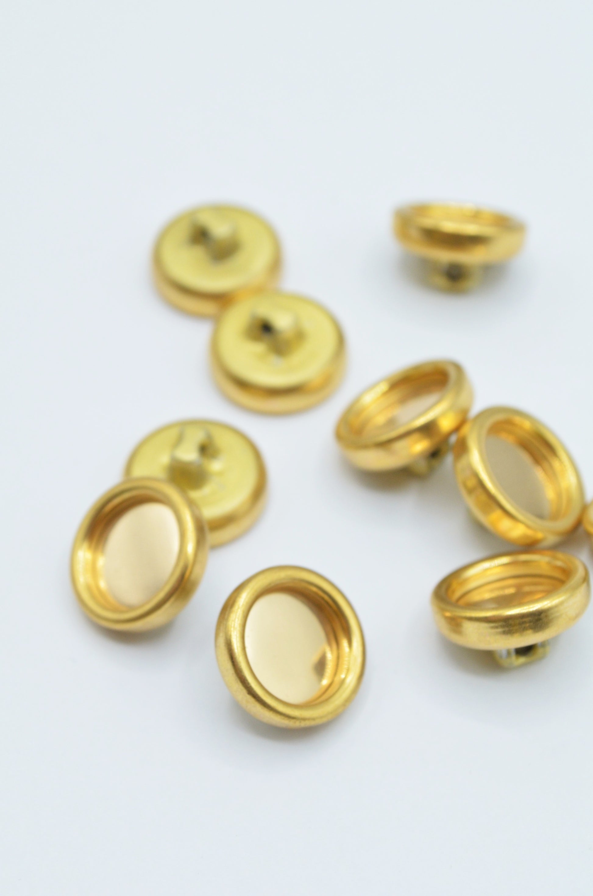 Nasturi Metalici Aurii, 15mm