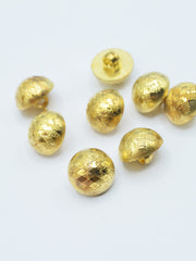 Nasturi De Plastic Aurii, 12mm