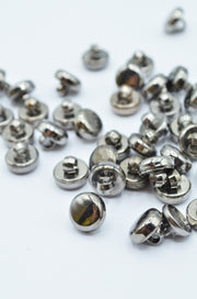 Nasturi De Plastic 10mm, Gri Inchis