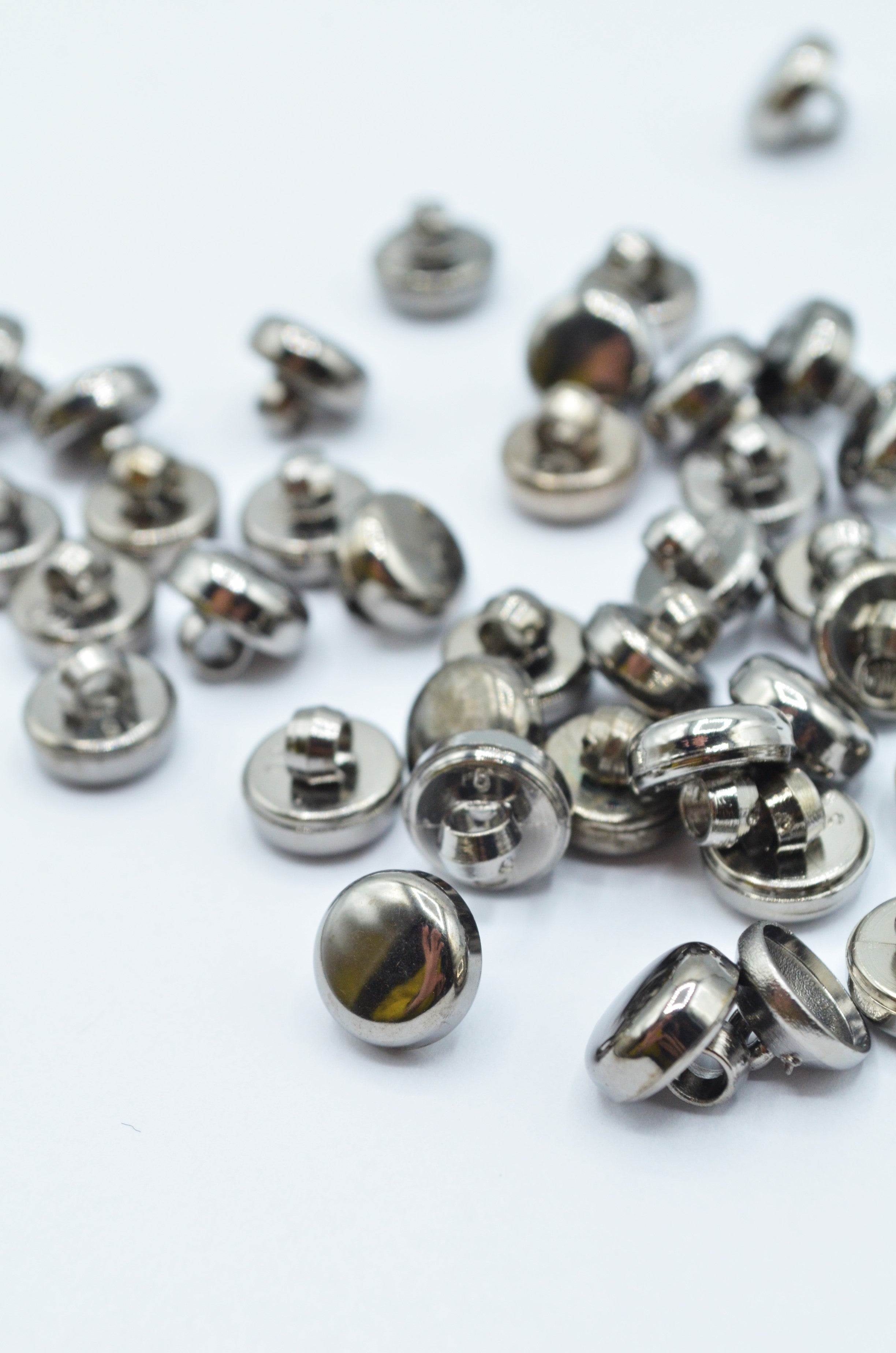 Nasturi De Plastic 10mm, Gri Inchis