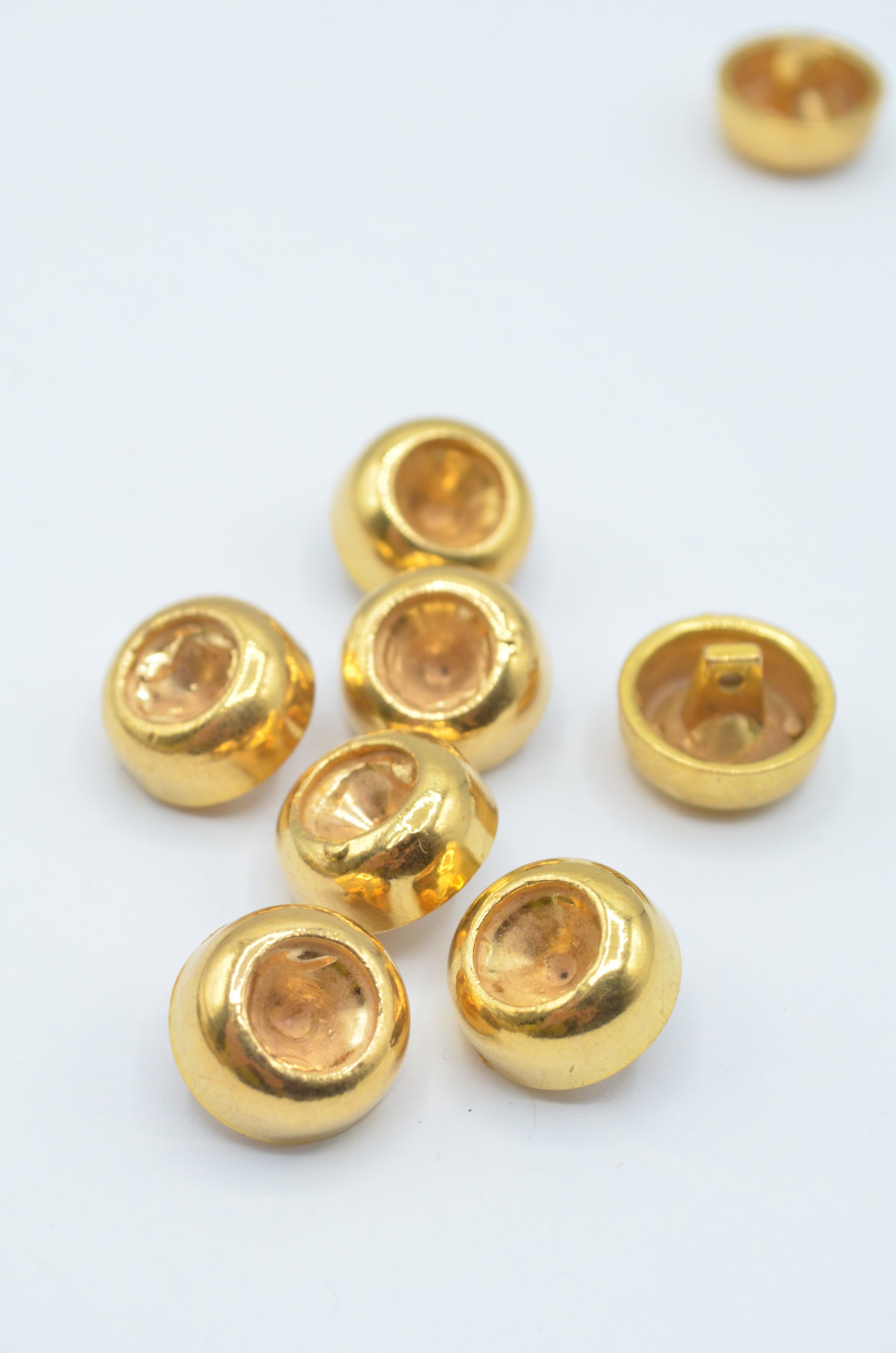 Nasturi Metalici Aurii, 15mm