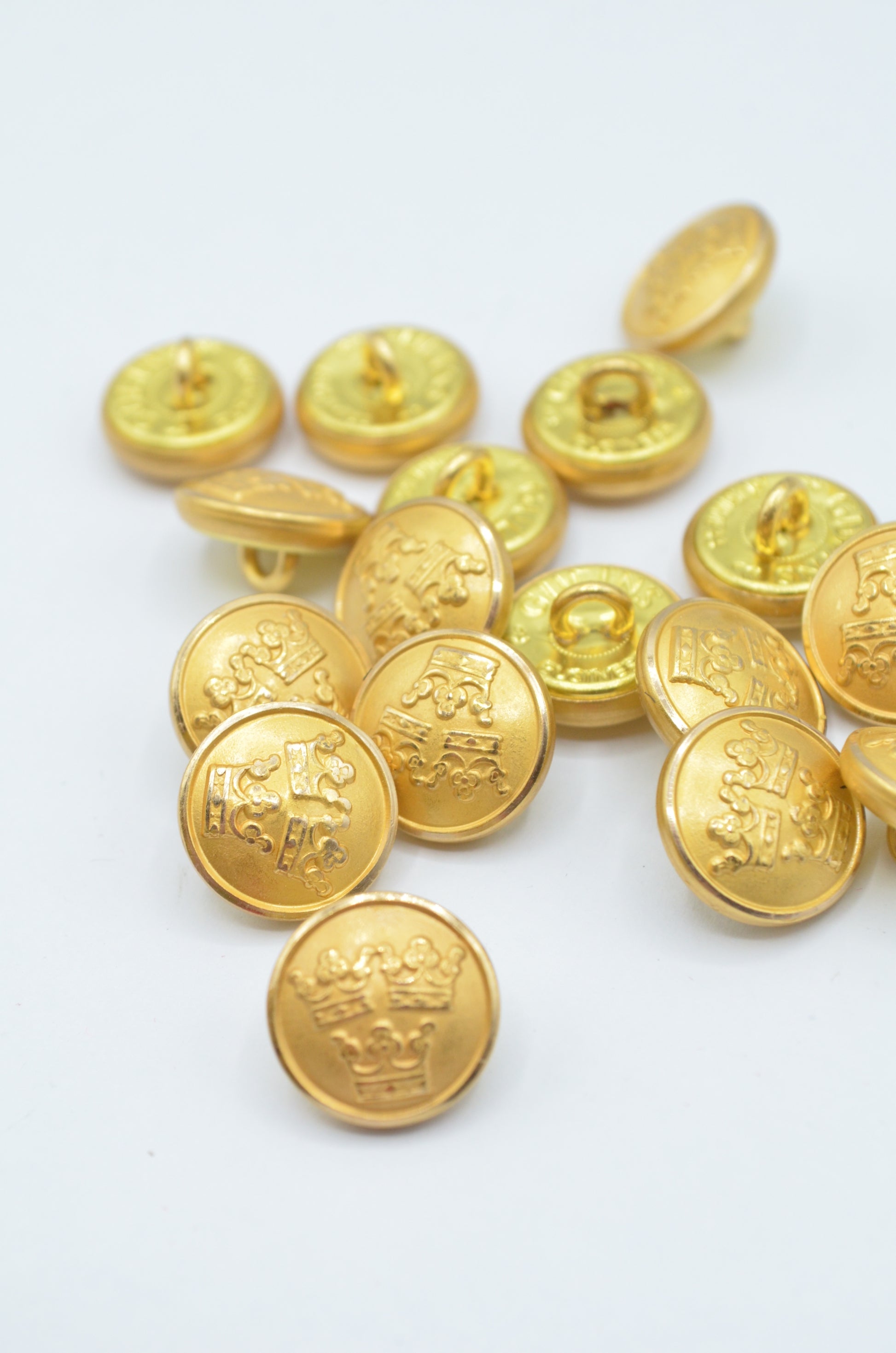 Nasturi Metalici Aurii, 14mm