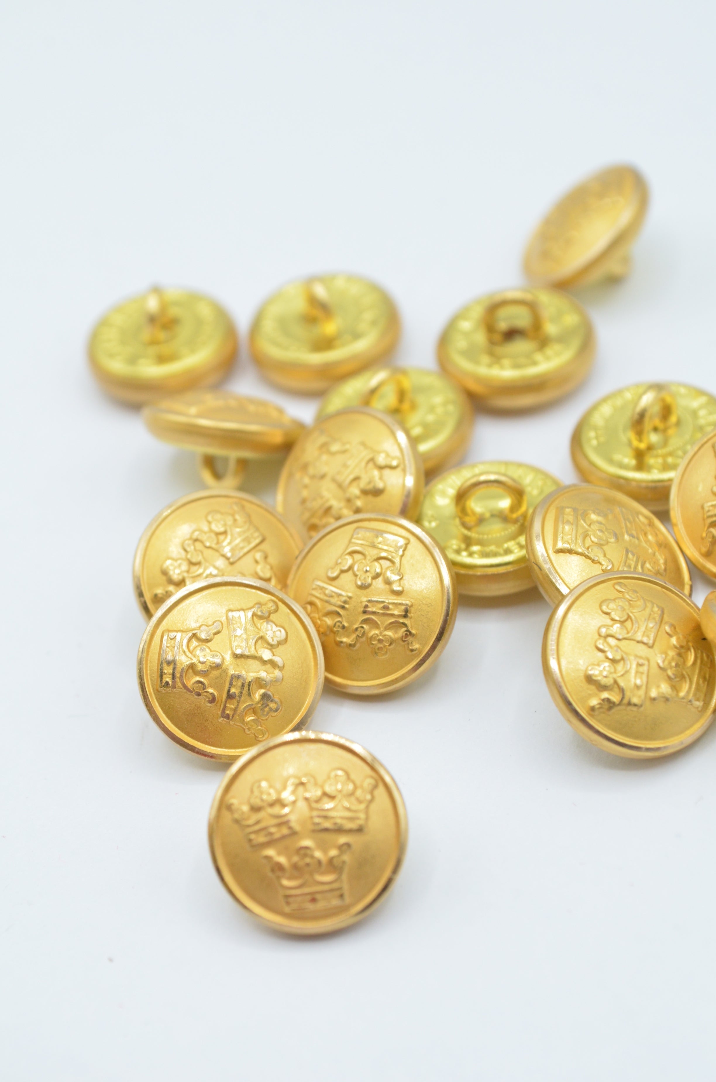 Nasturi Metalici Aurii, 14mm