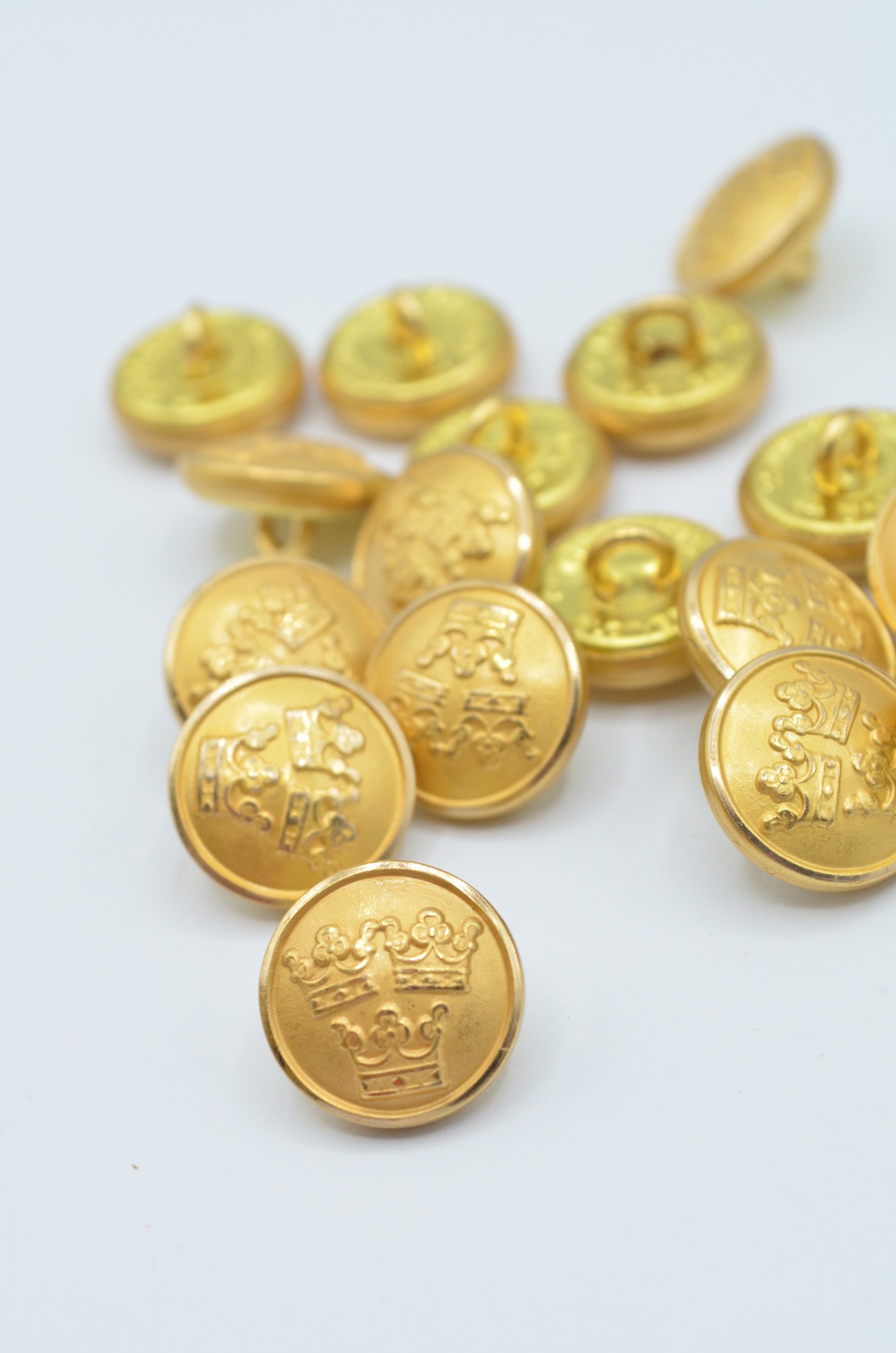 Nasturi Metalici Aurii, 14mm