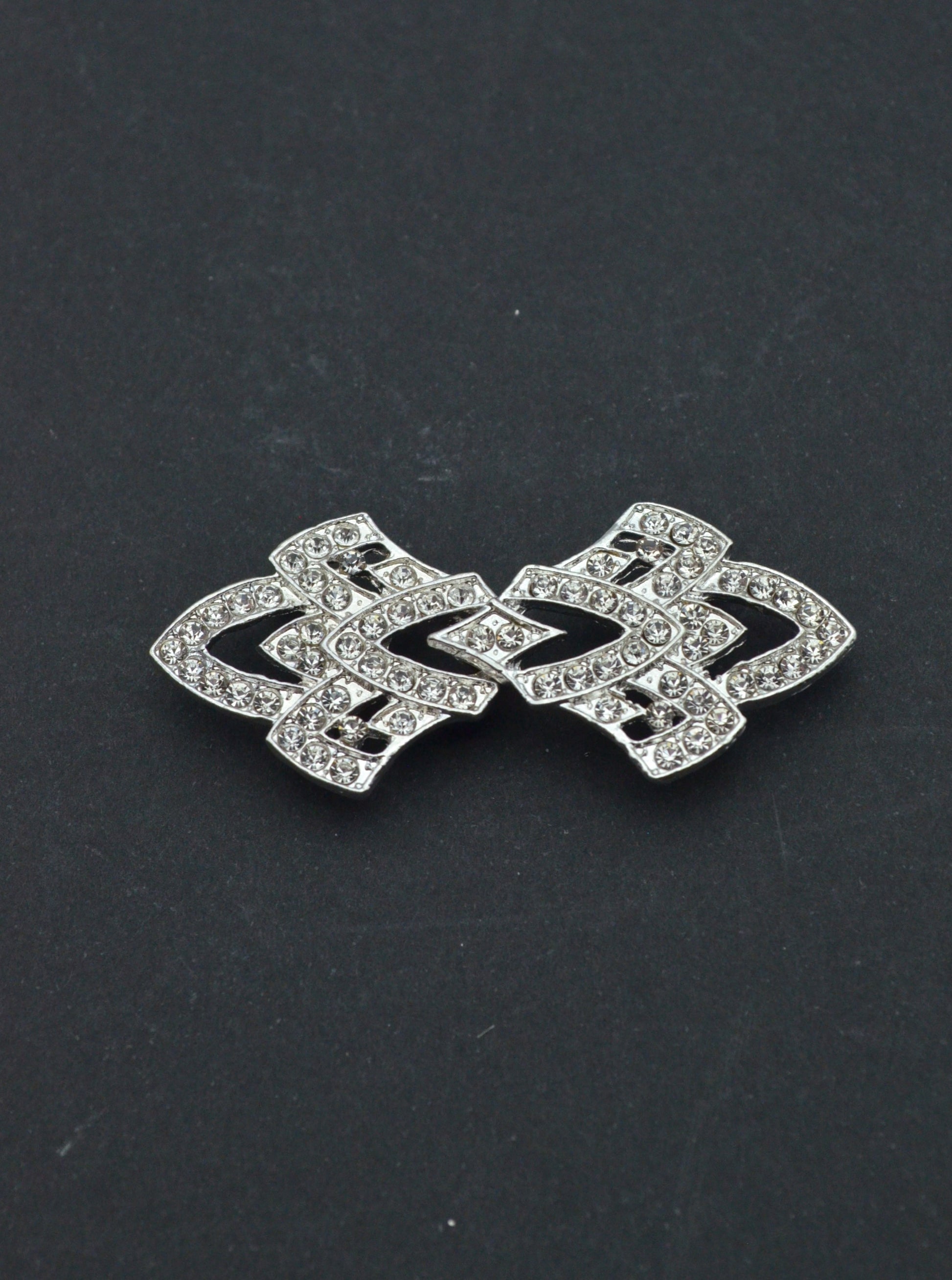 Brandemburg Metalic Cu Strasuri 2x5cm