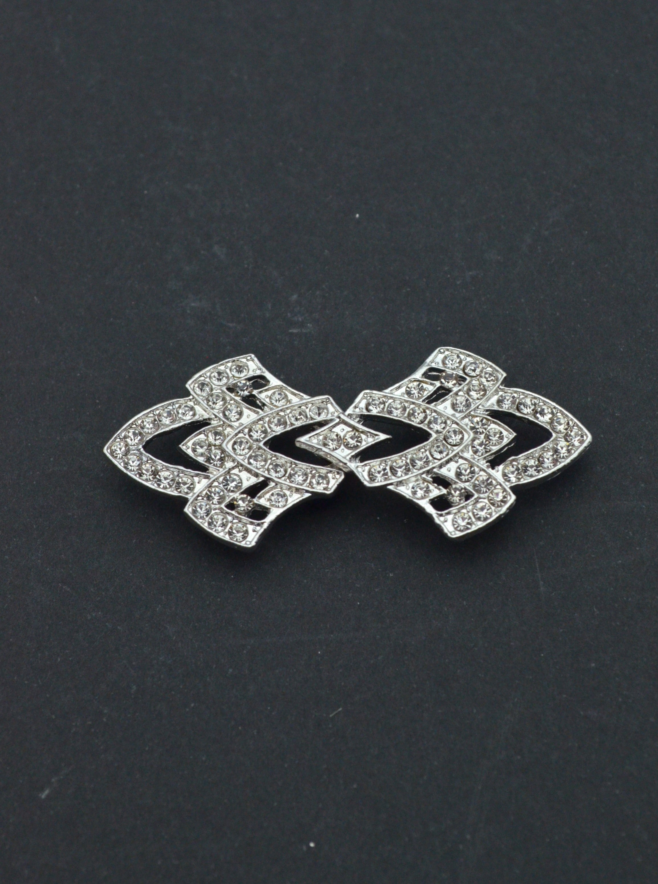Brandemburg Metalic Cu Strasuri 2x5cm