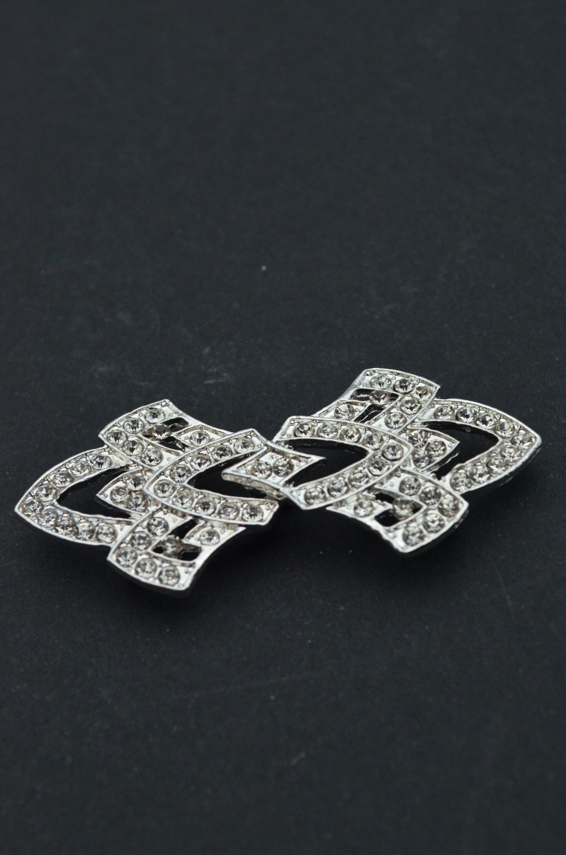 Brandemburg Metalic Cu Strasuri 2x5cm