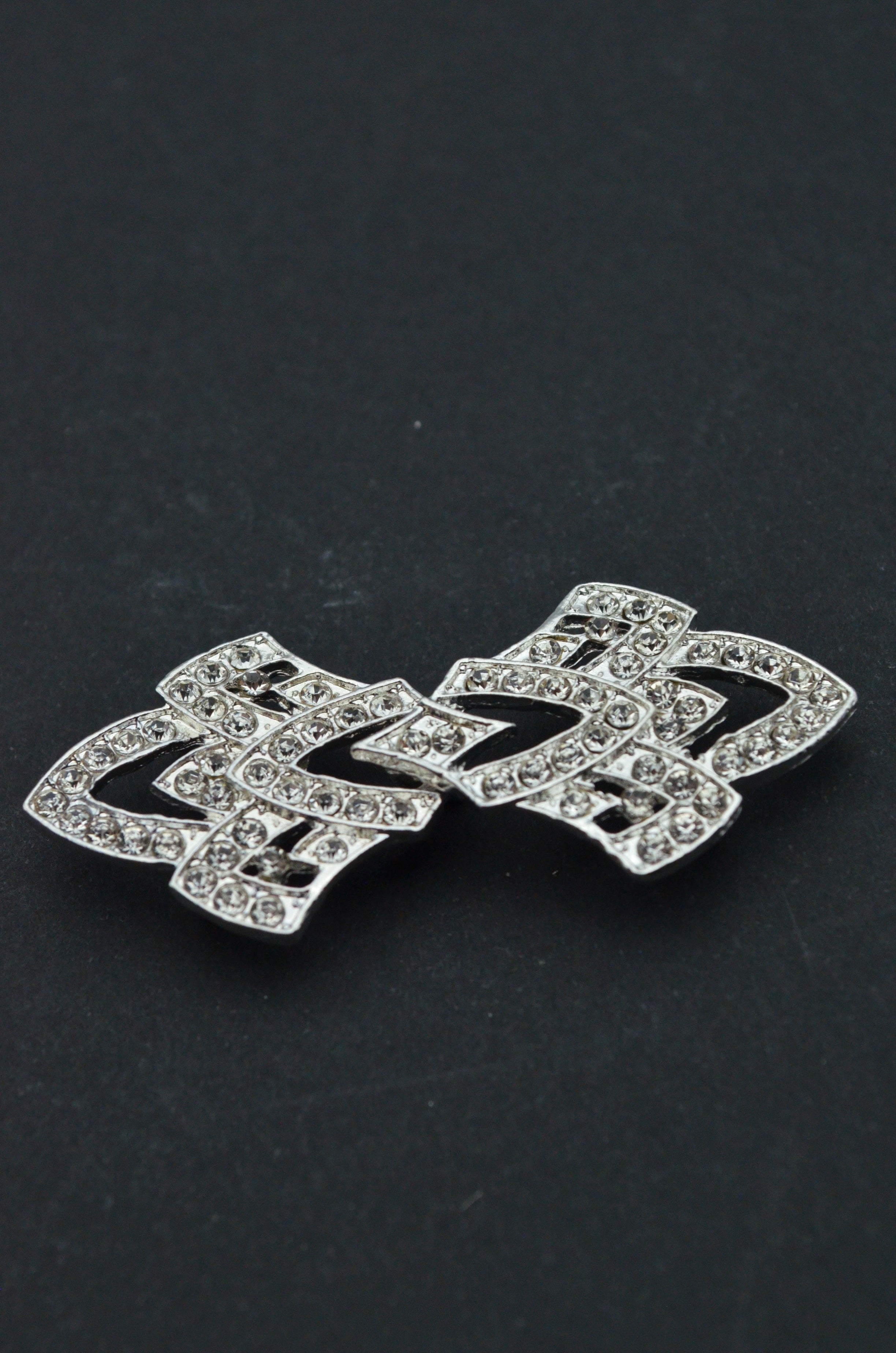 Brandemburg Metalic Cu Strasuri 2x5cm
