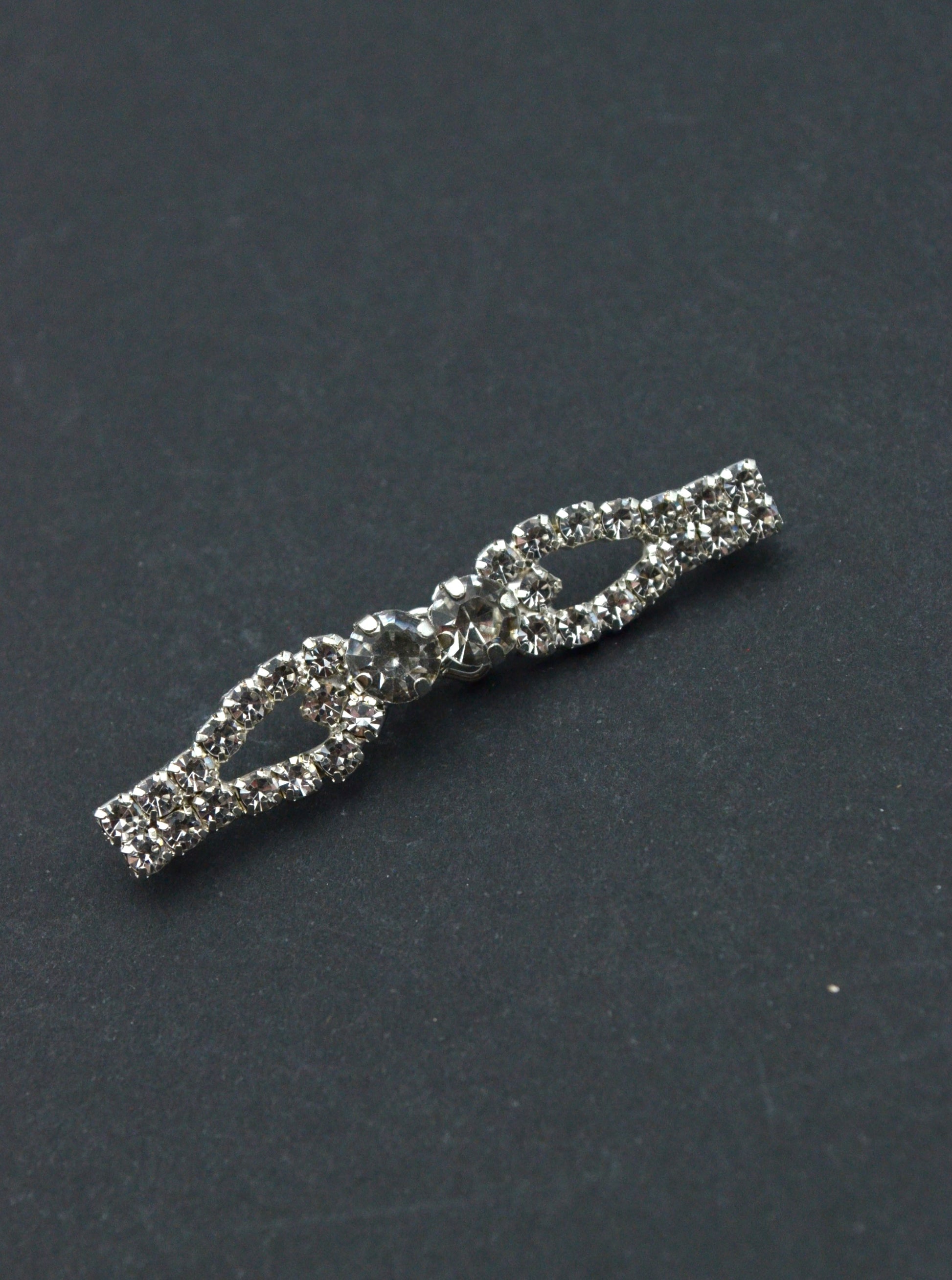 Brandemburg Metalic Cu Strasuri 0.9x5cm