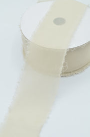 Panglica Din Voal 4cm, Crem