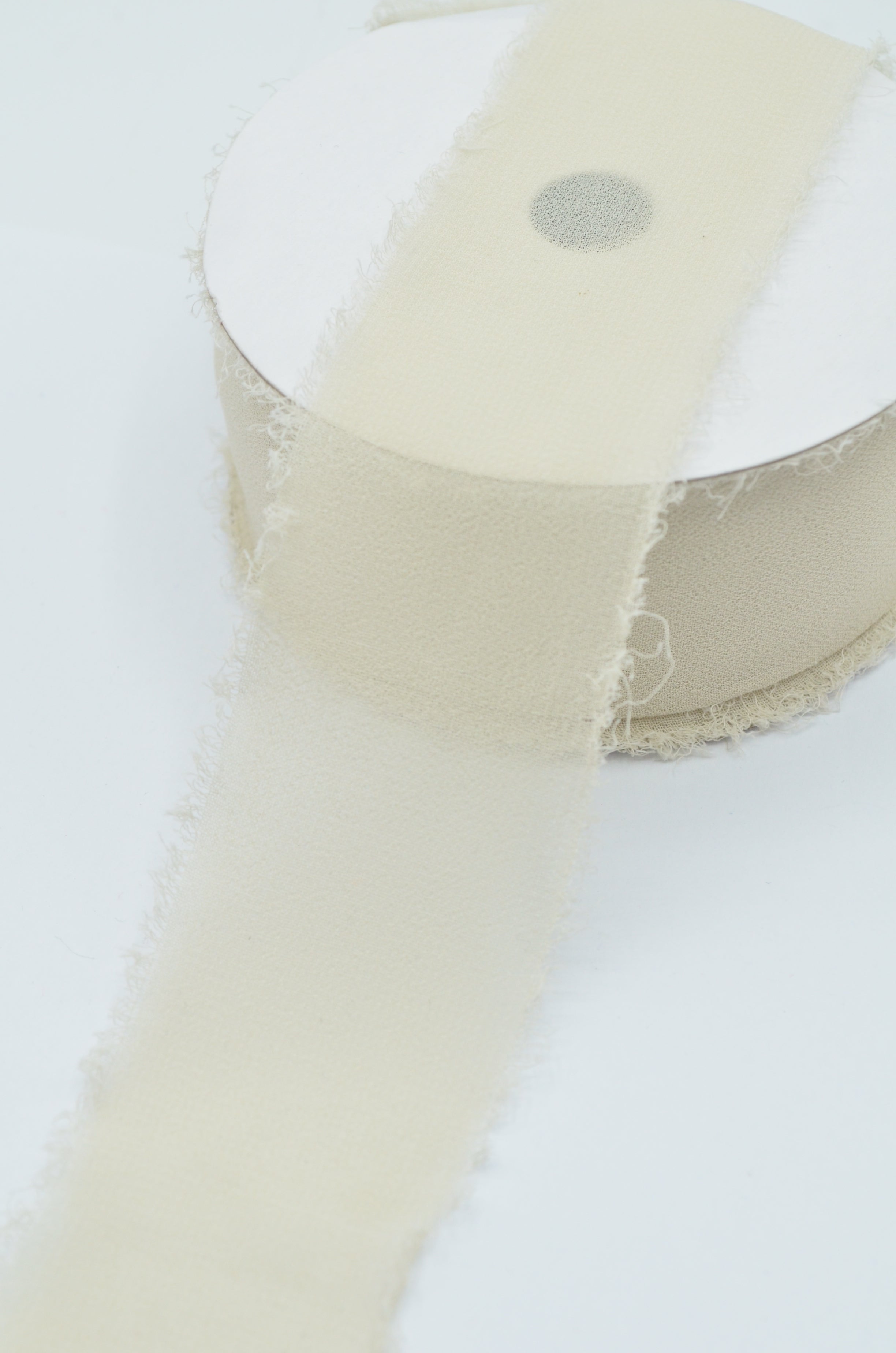 Panglica Din Voal 4cm, Crem