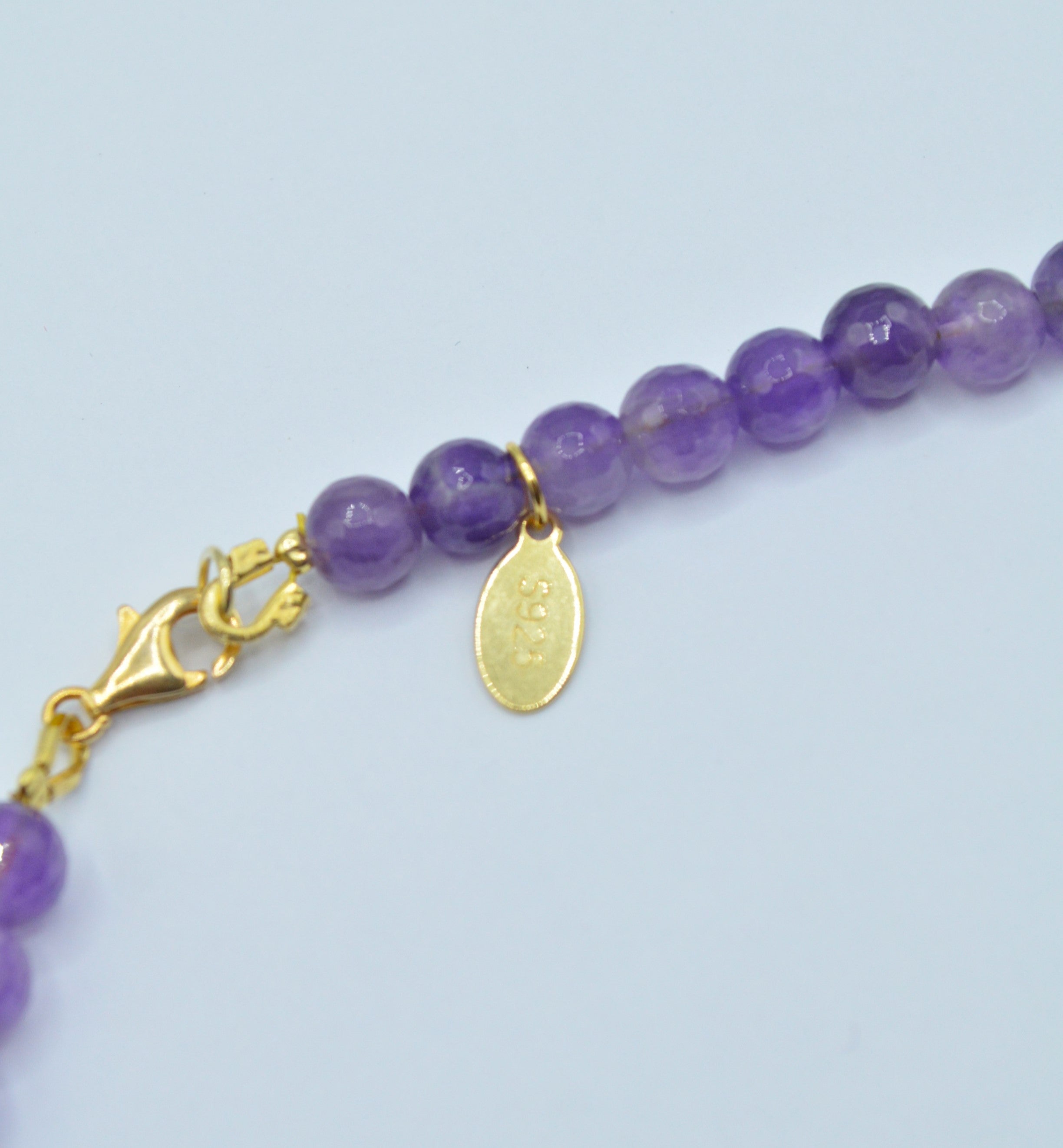 Colier din Ametist, Perle Si Argint