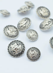 Nasturi Metalici Argintiu