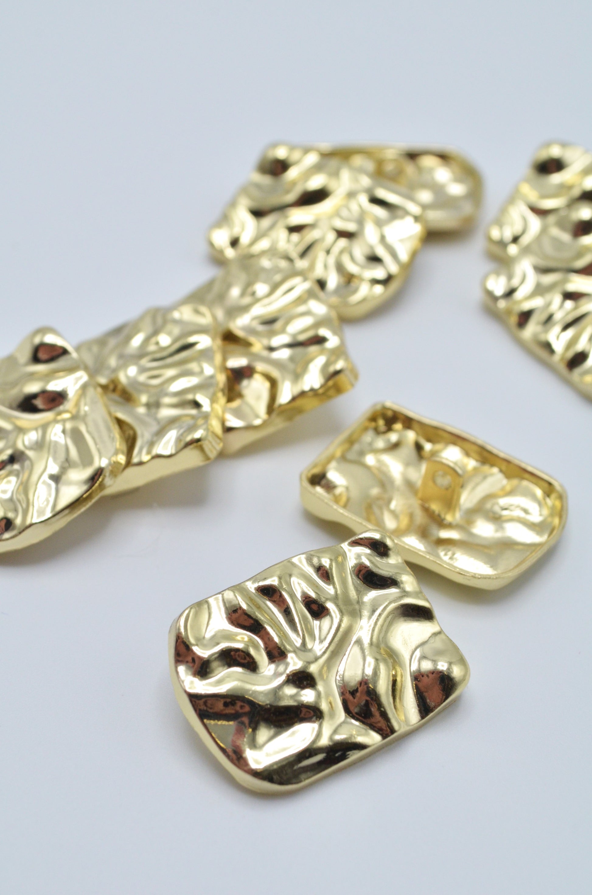 Nasturi Metalici Aurii 21x23mm