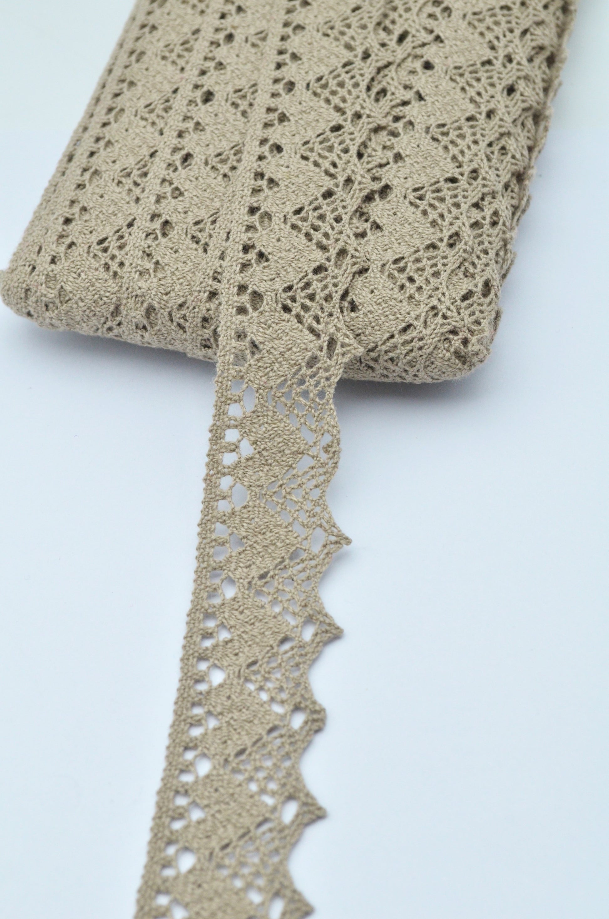 Dantela De Bumbac 3cm, Bej
