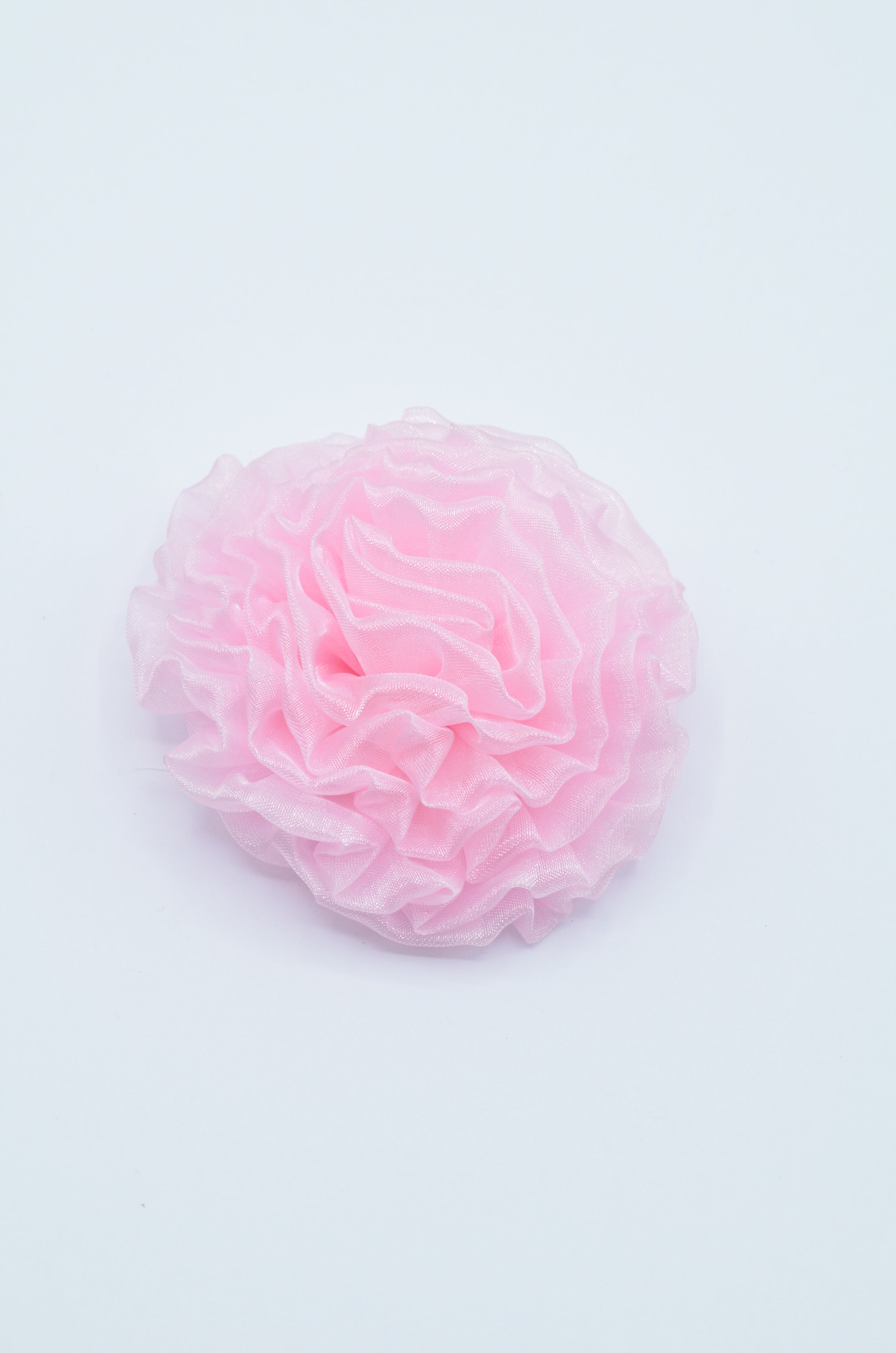 Floare Din Organza 8cm, Roz