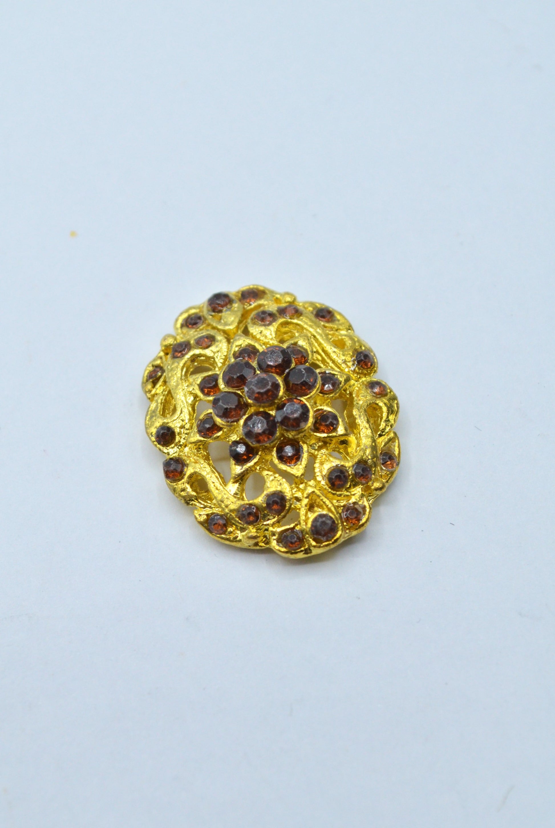 Aplicatie Metalica Cu Strasuri 32x23mm