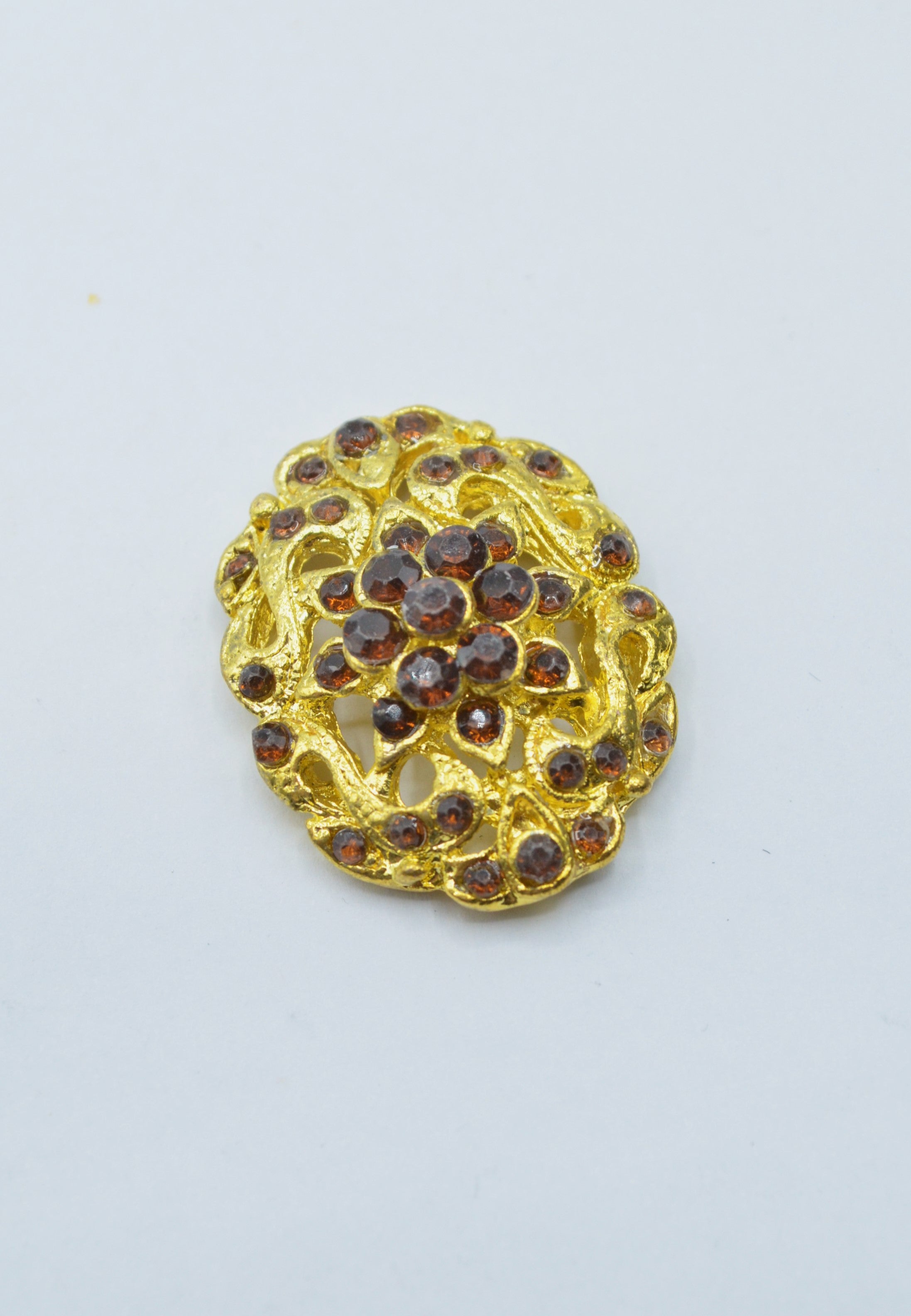 Aplicatie Metalica Cu Strasuri 32x23mm