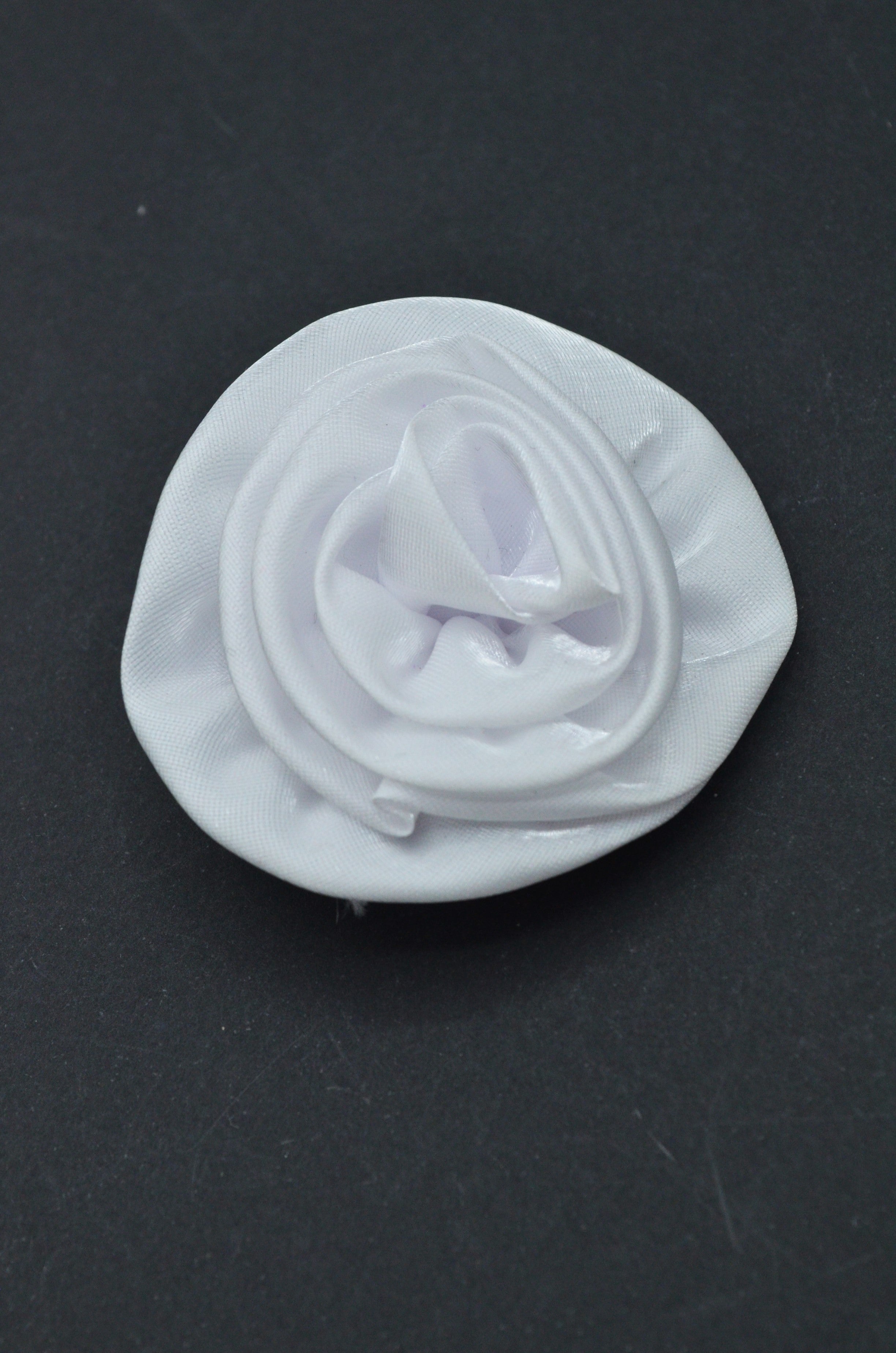 Floare Organza 6cm, Alb
