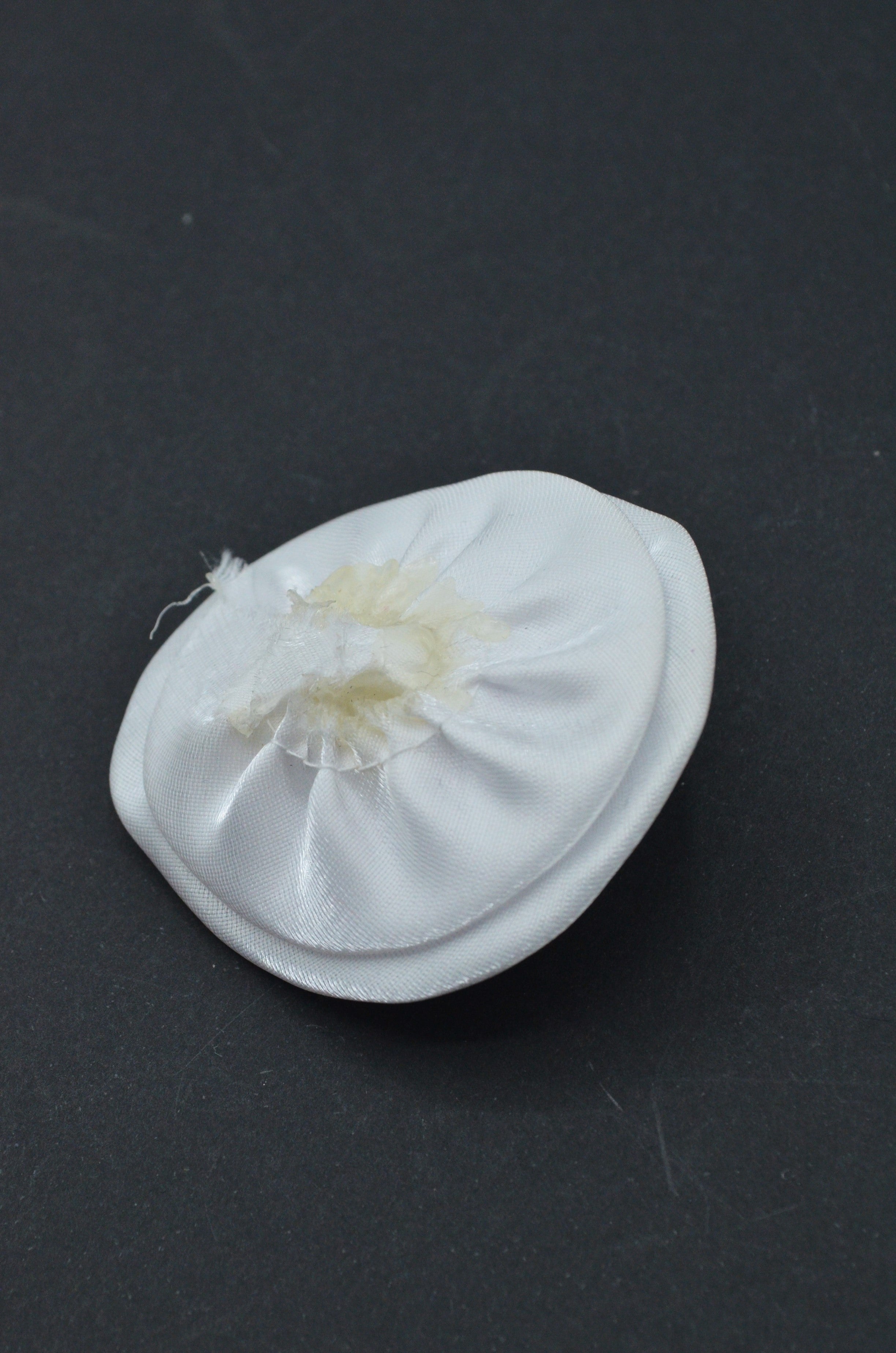 Floare Organza 6cm, Alb