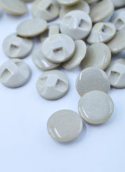 Nasturi De Plastic Sidefati 12mm, Grej