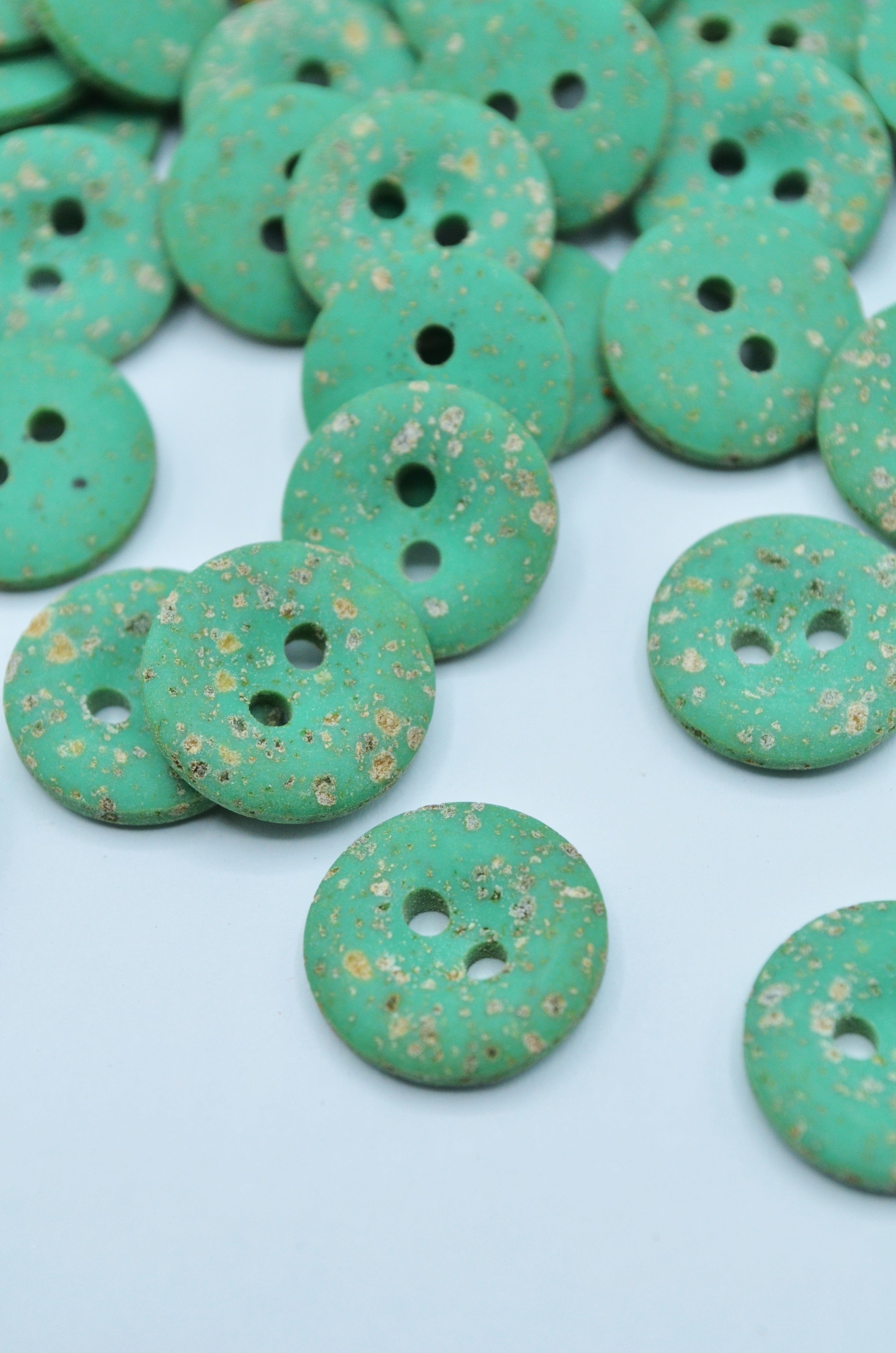 Nasturi De Plastic 14mm, Verde