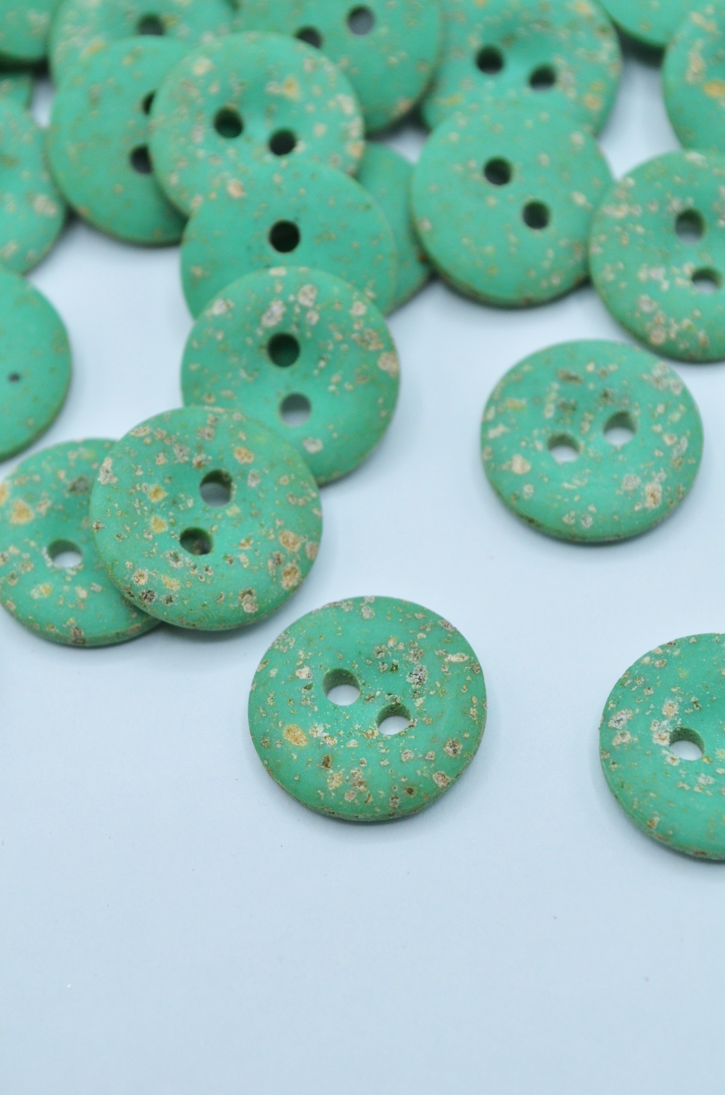 Nasturi De Plastic 14mm, Verde