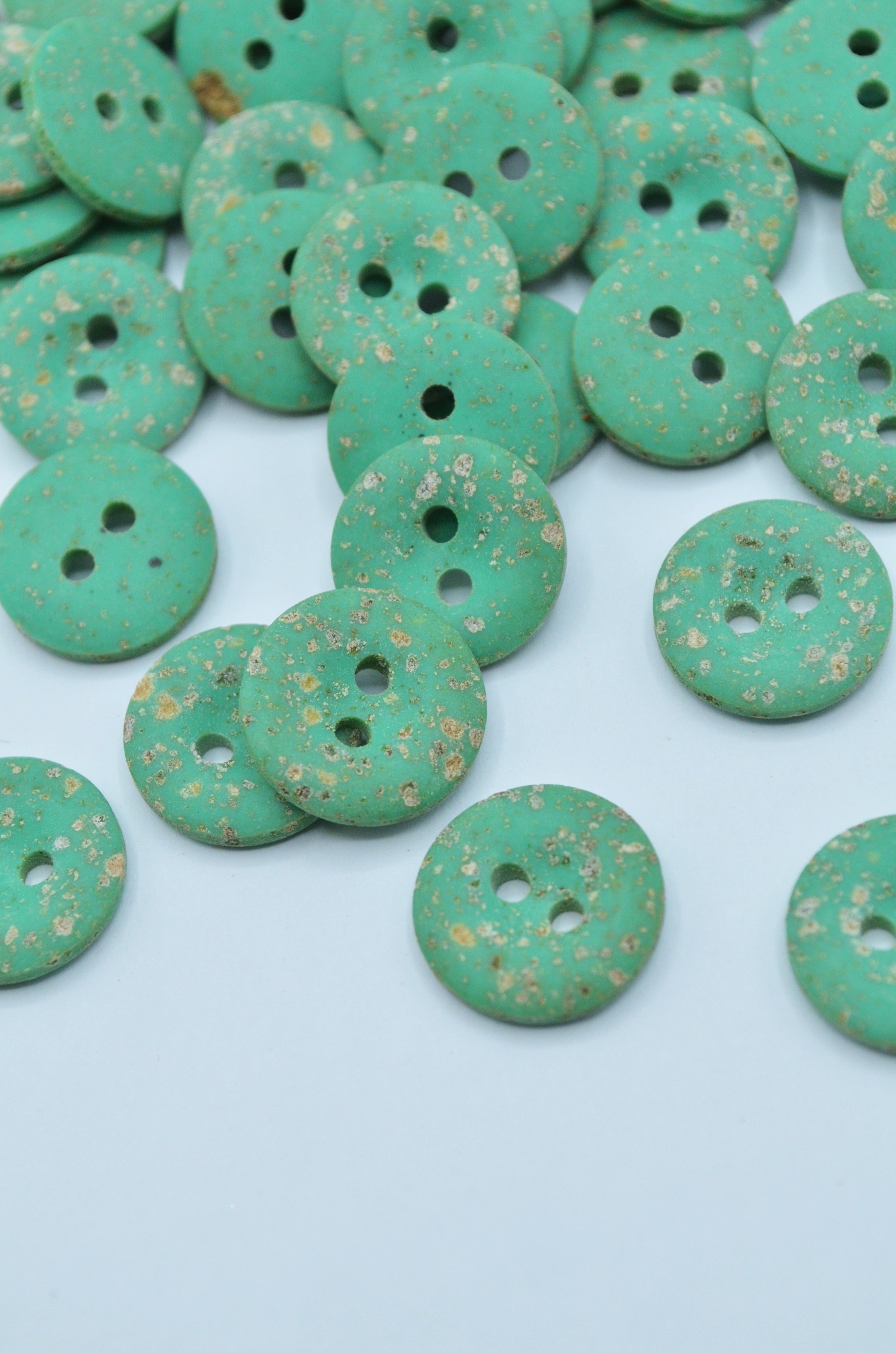 Nasturi De Plastic 14mm, Verde