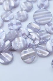 Nasturi De Plastic Sidefati 15mm, Lila