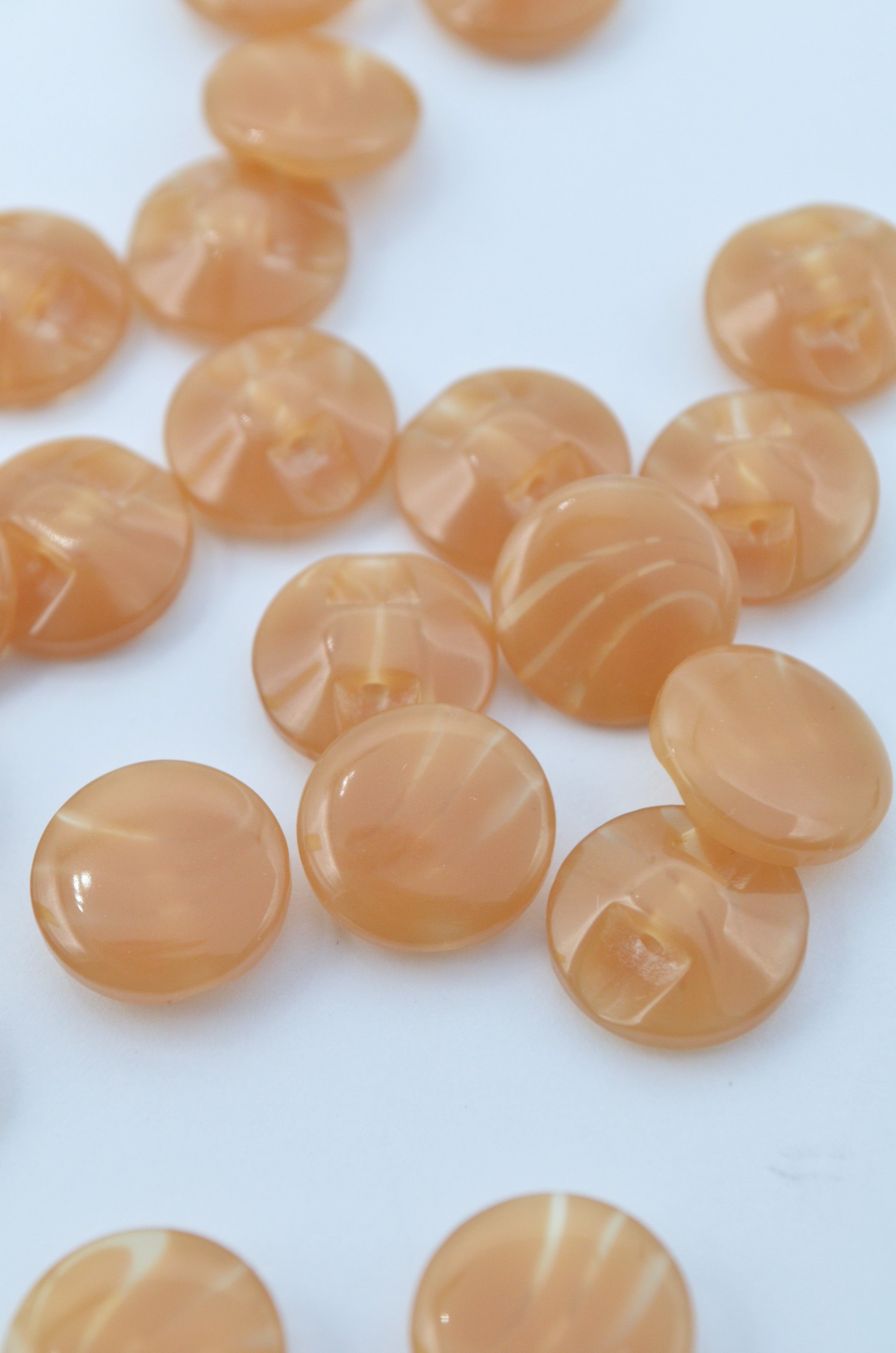 Nasturi De Plastic Sidefati 12mm, Bej
