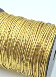 Snur Elastic Metalizat, Auriu 1.50mm - Pret la metru