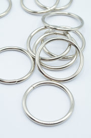 Anouri Metalice 30mm, Argintiu
