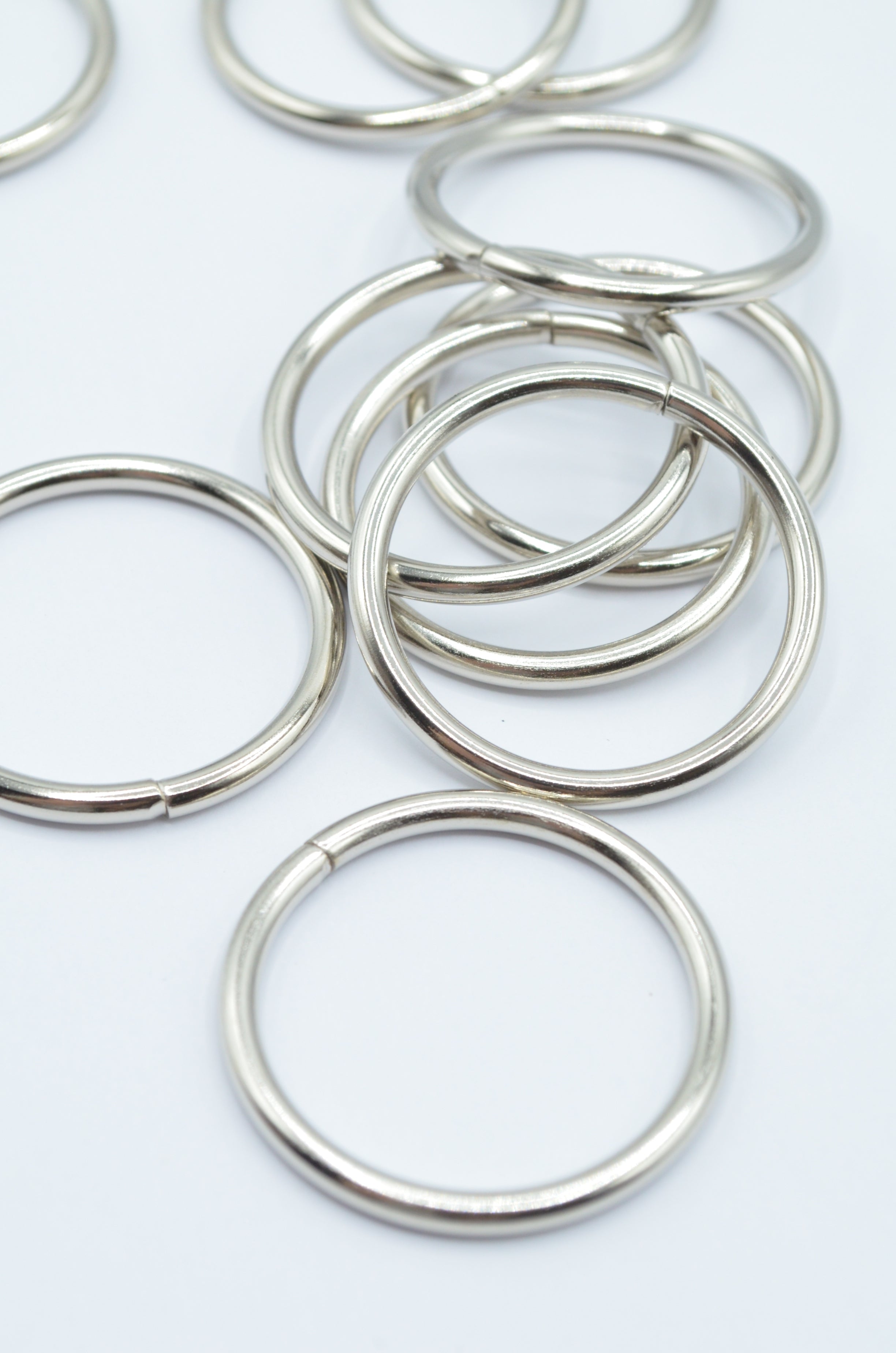 Anouri Metalice 30mm, Argintiu